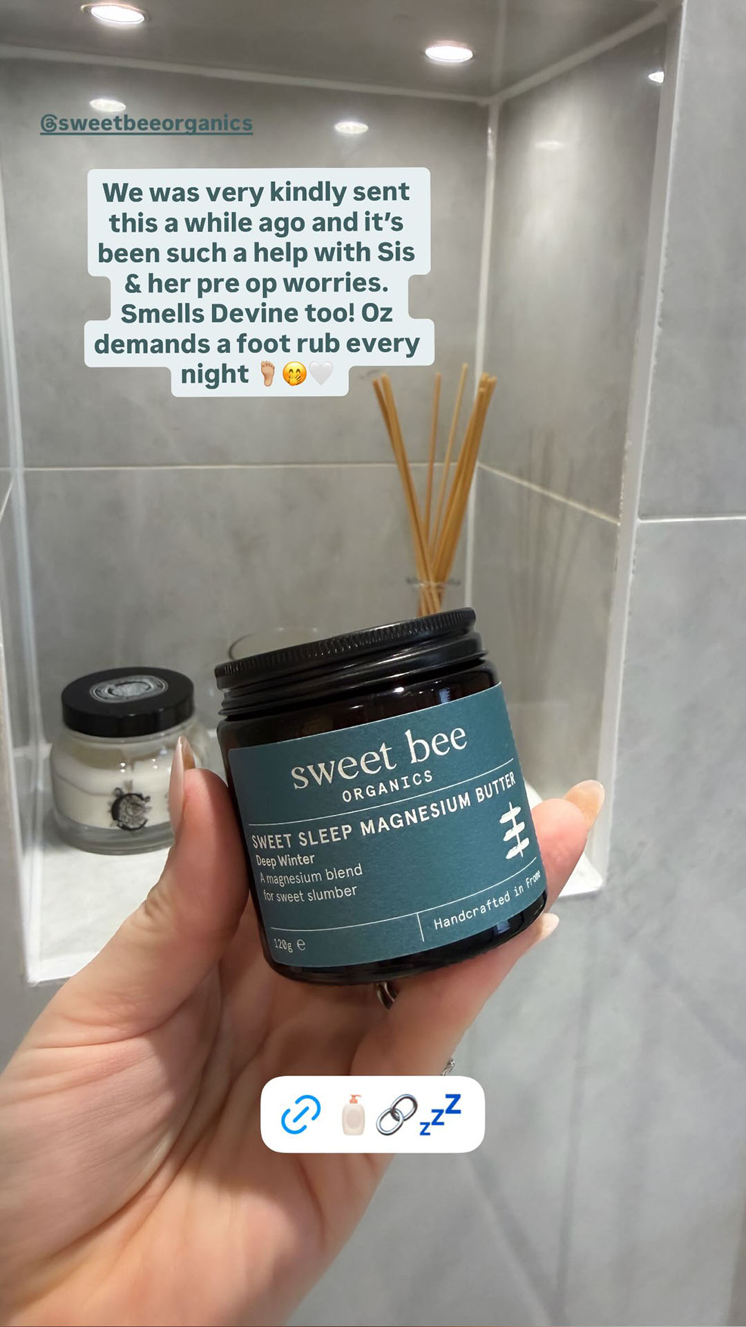 Sweet Bee Organics Facebook ad