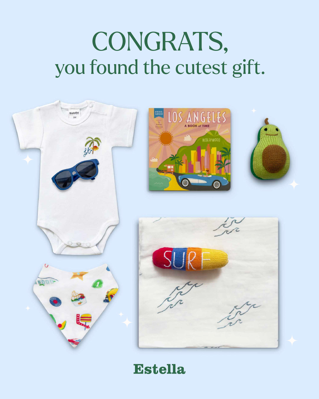 Estella Facebook ad: Too Cute to Leave Behind