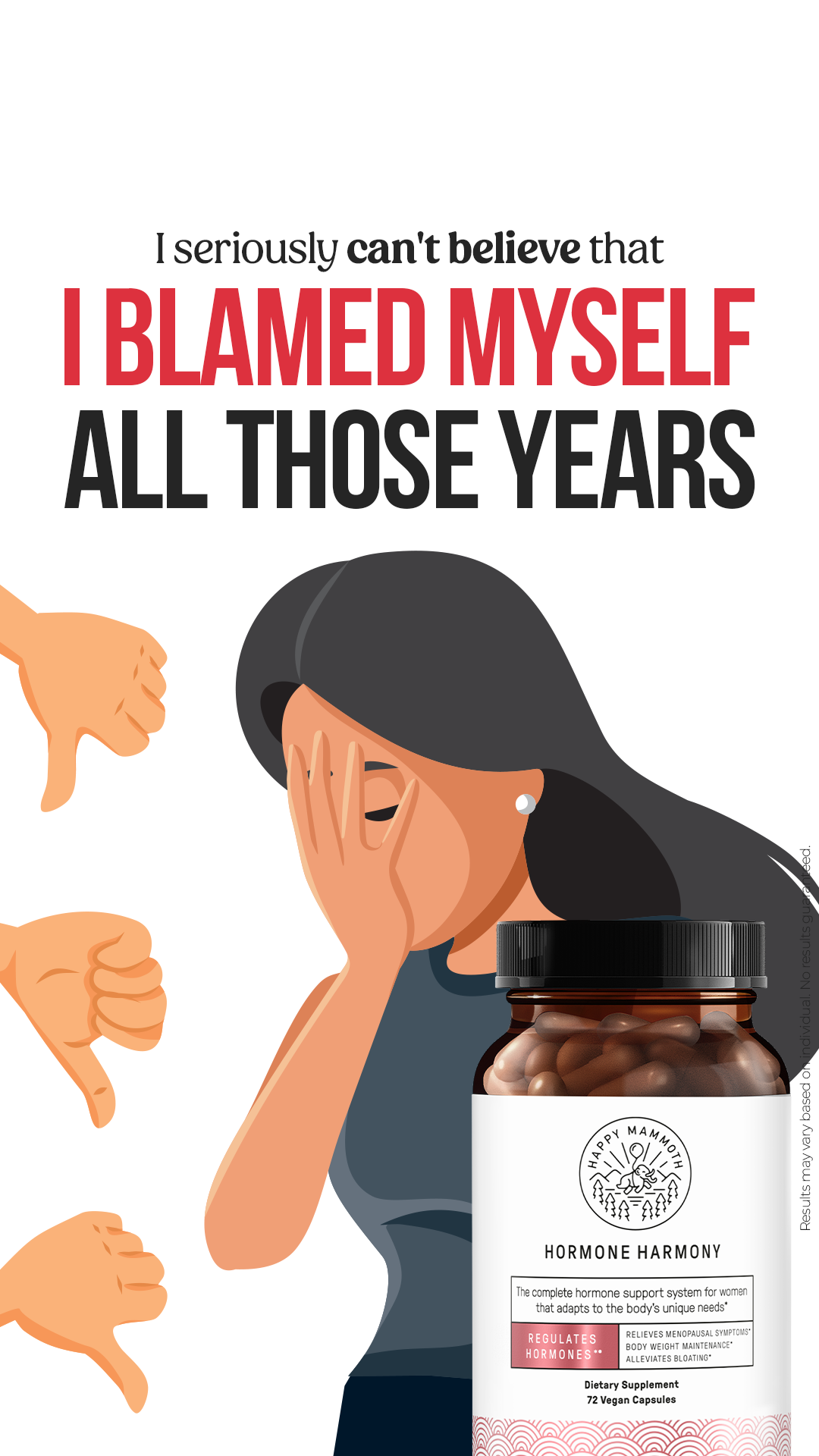 Midlife Wellness Club Facebook ad: It’s been years since I’ve felt and looked this good…