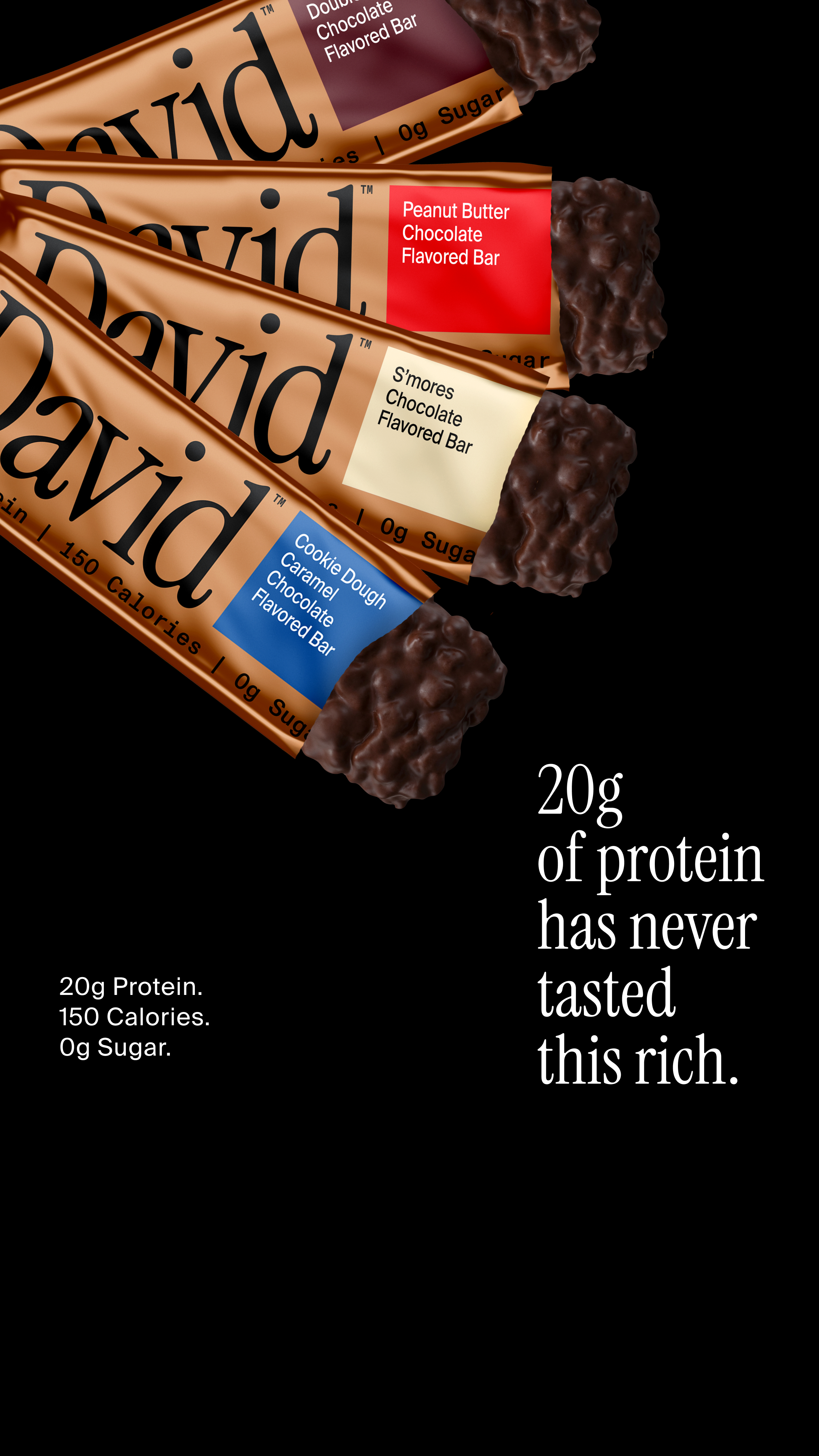 David Protein Facebook ad