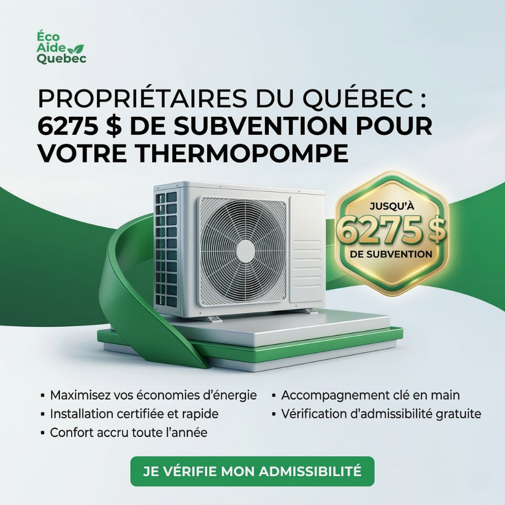 Écoaide Québec - Conseillers en travaux écoénergétique Facebook ad