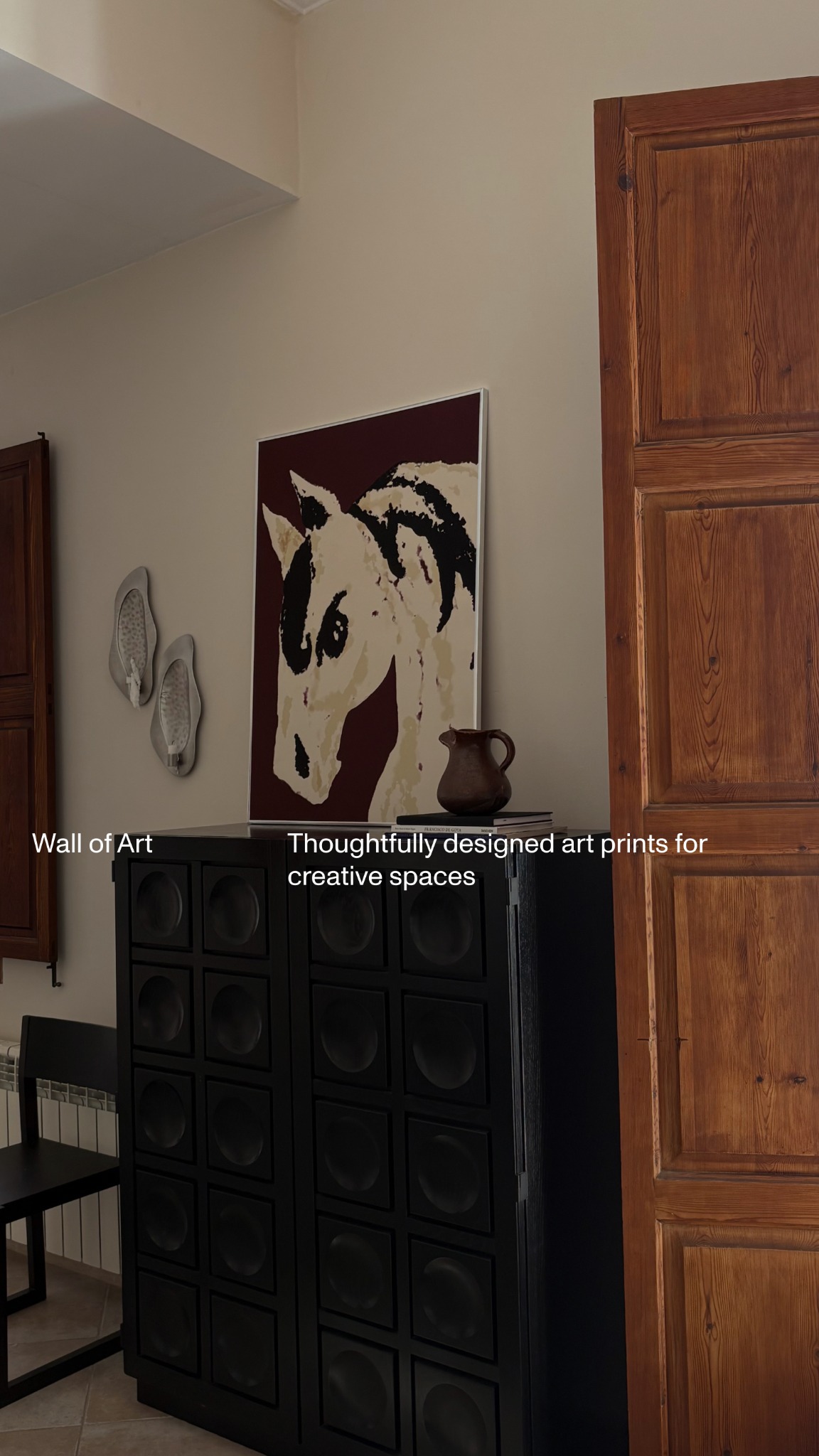 Wall of Art Facebook ad