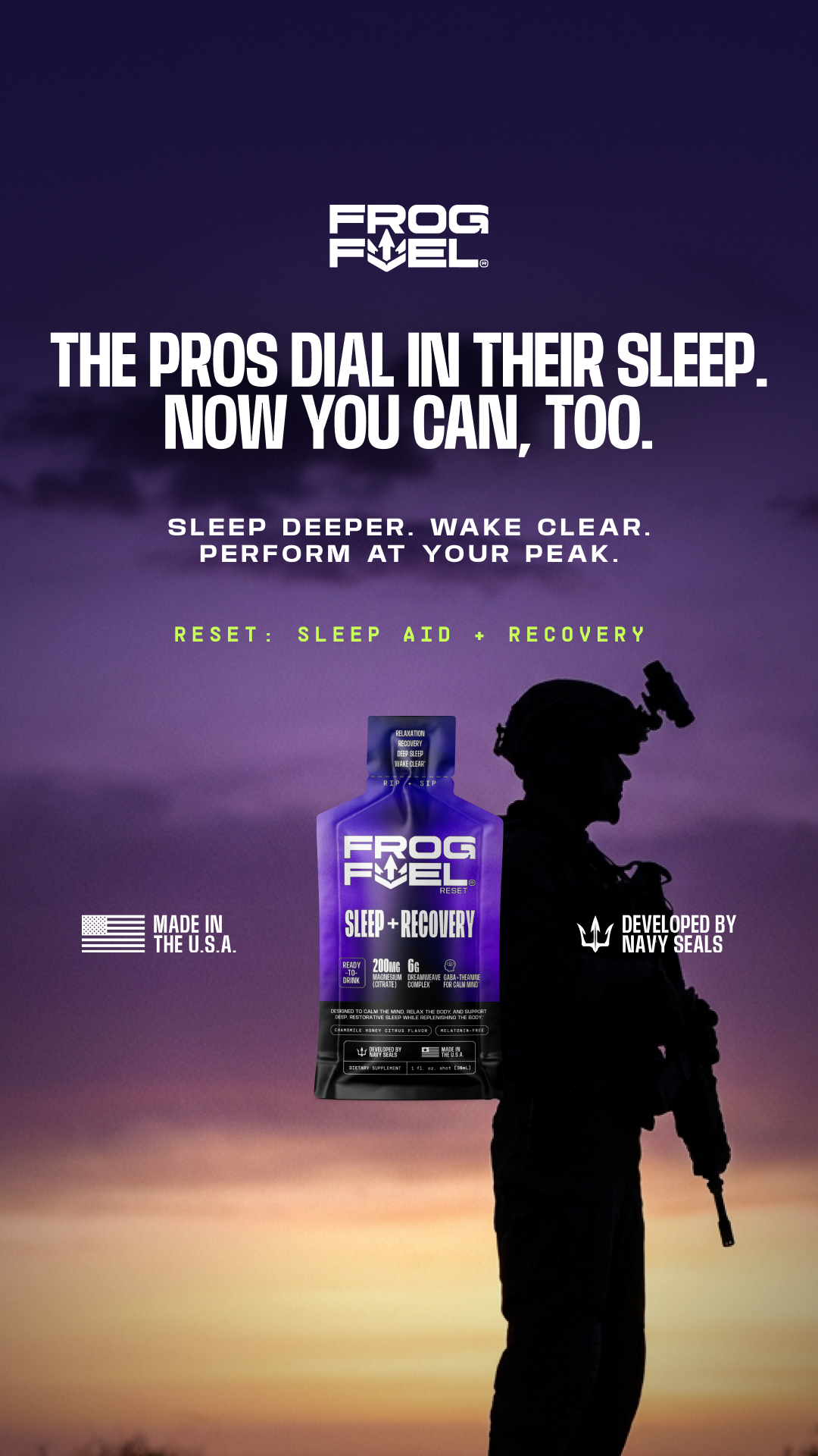 Frog Fuel Actual Facebook ad