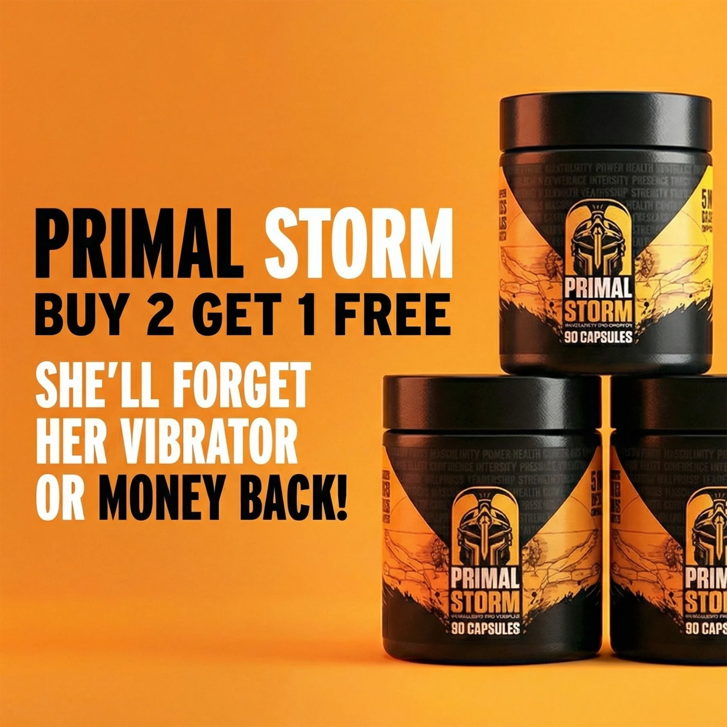Primal Storm Supplements Facebook ad