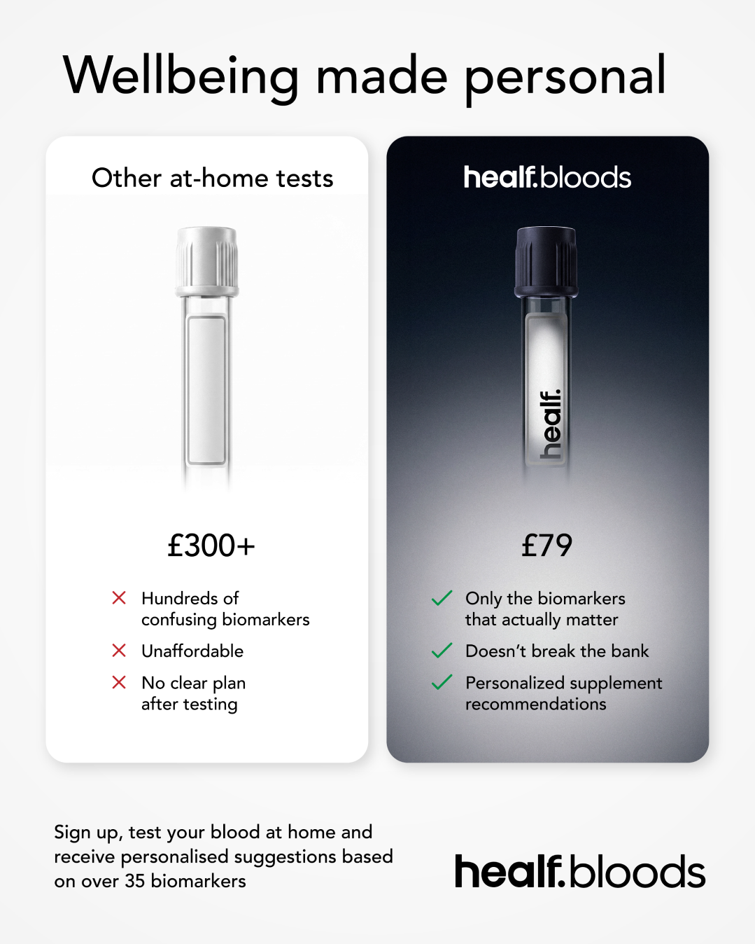 Healf. Facebook ad
