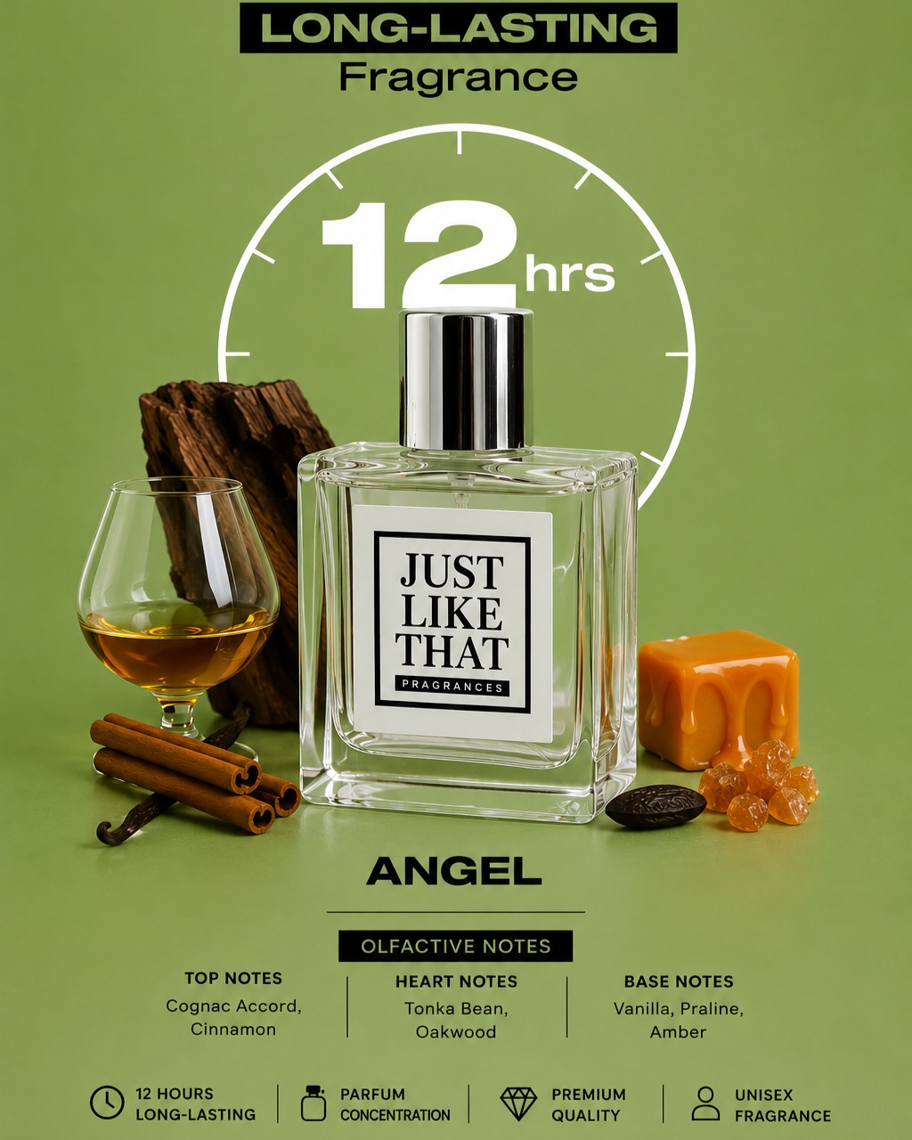 JLT Fragrances Facebook ad: Warm. Rich. Addictive.