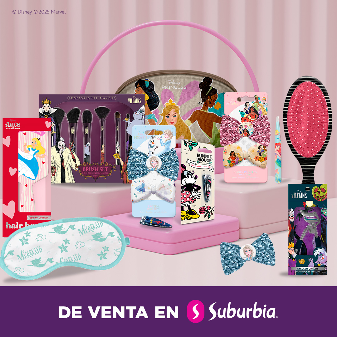 Republic Cosmetics México Facebook ad: ¡NUEVA Colección DISNEY de venta en SUBURBIA!
