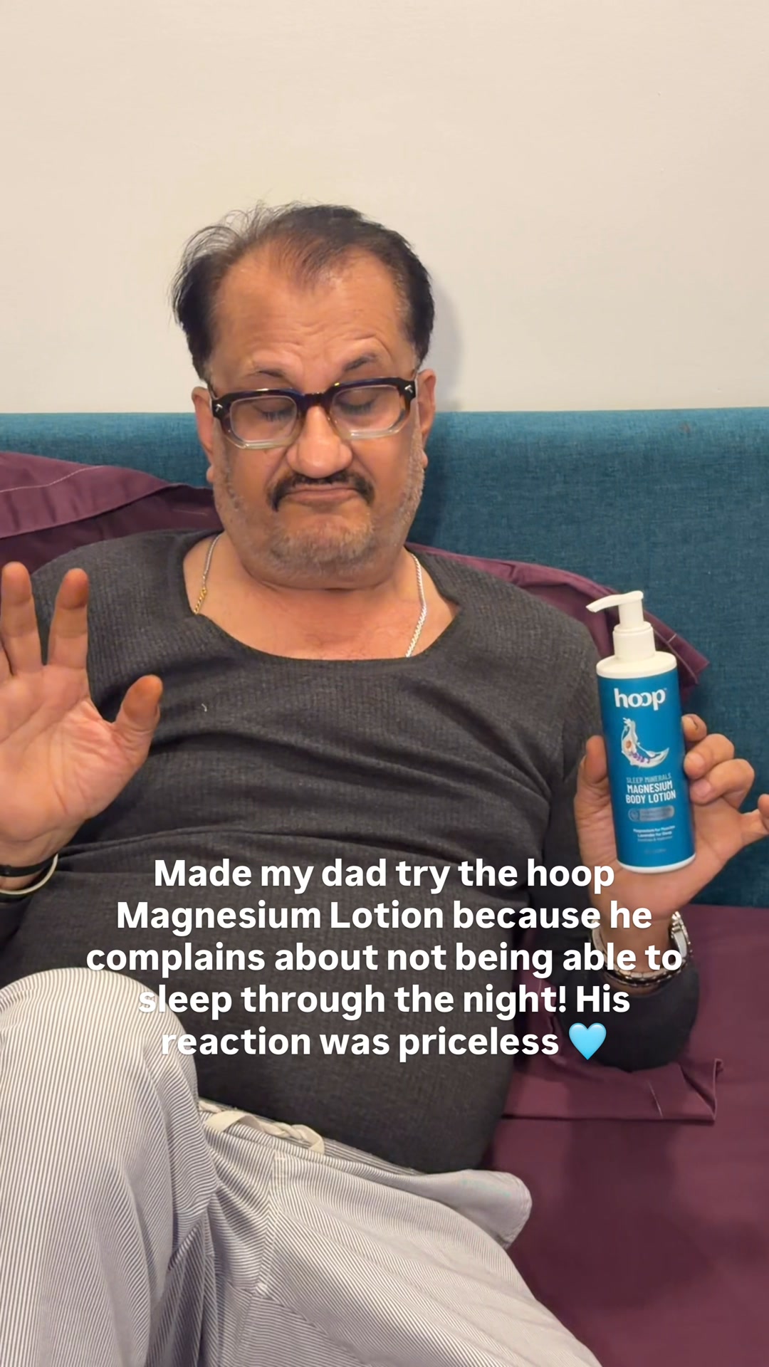 hoop Facebook ad: Long Day Leg Relief with hoop Lotion