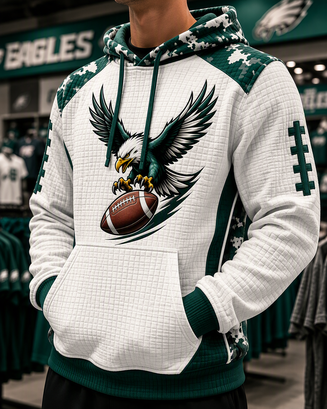 USA Game Day Jersey Supply · Built to Victory Facebook ad: Made in Philadelphia Officially Authentic Jersey
