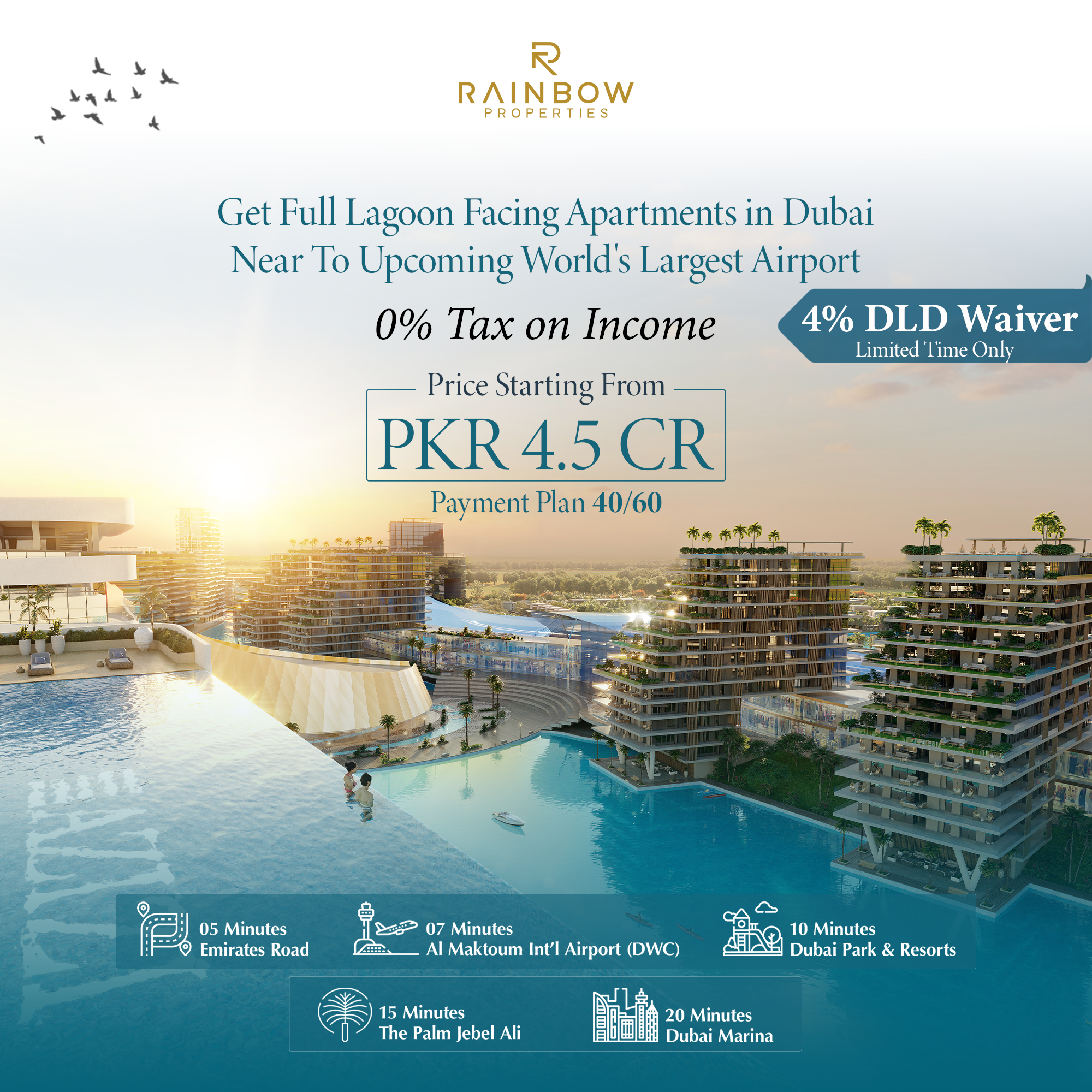 Rainbow Properties LLC-Dubai Facebook ad