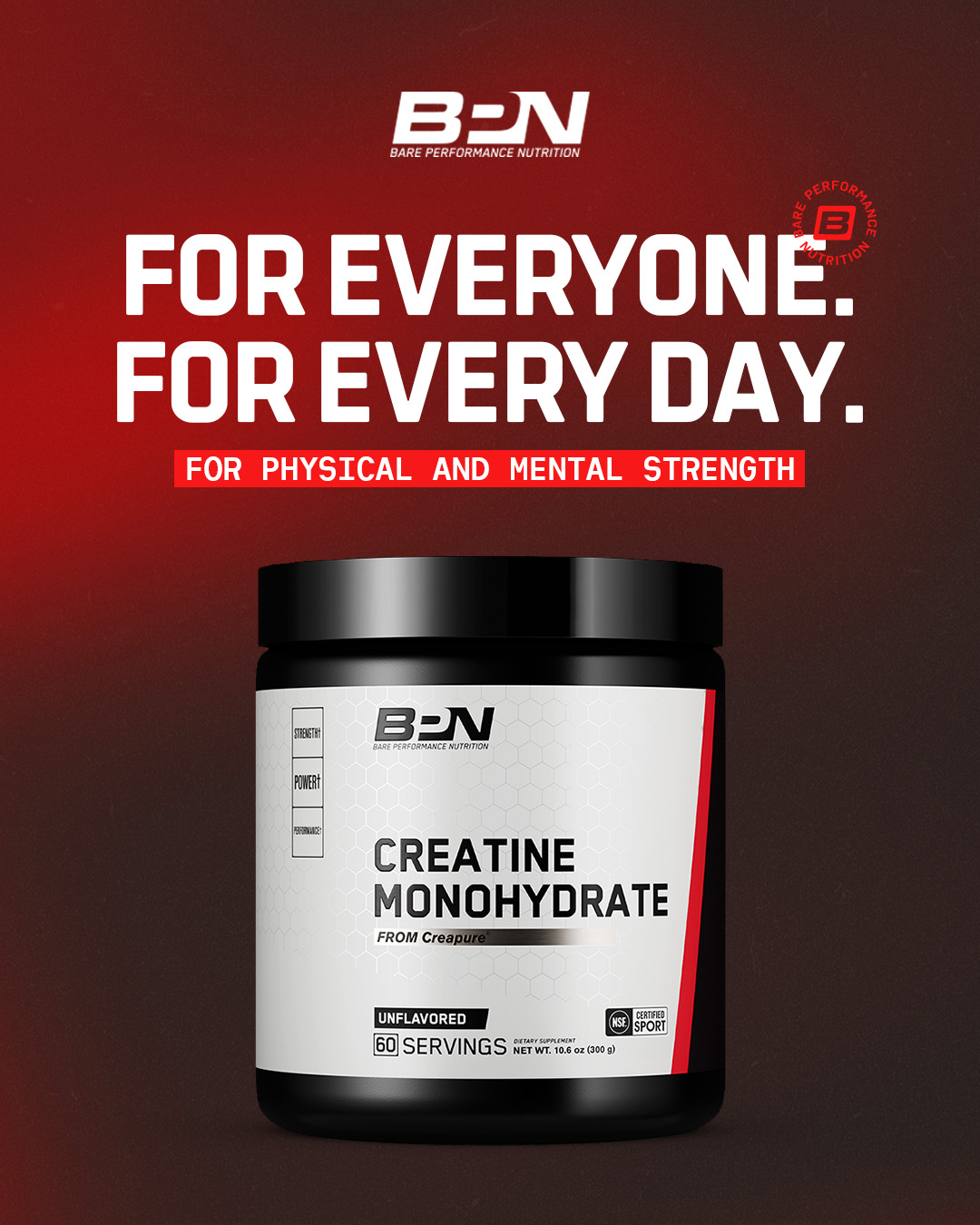 Bare Performance Nutrition Facebook ad