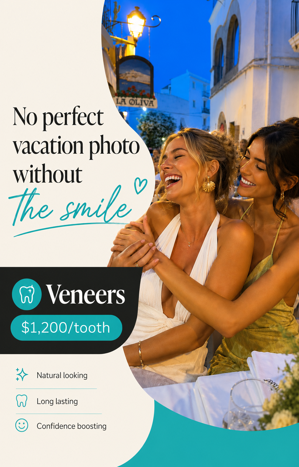 Prizm Dental & Veneers Facebook ad: Summer Special