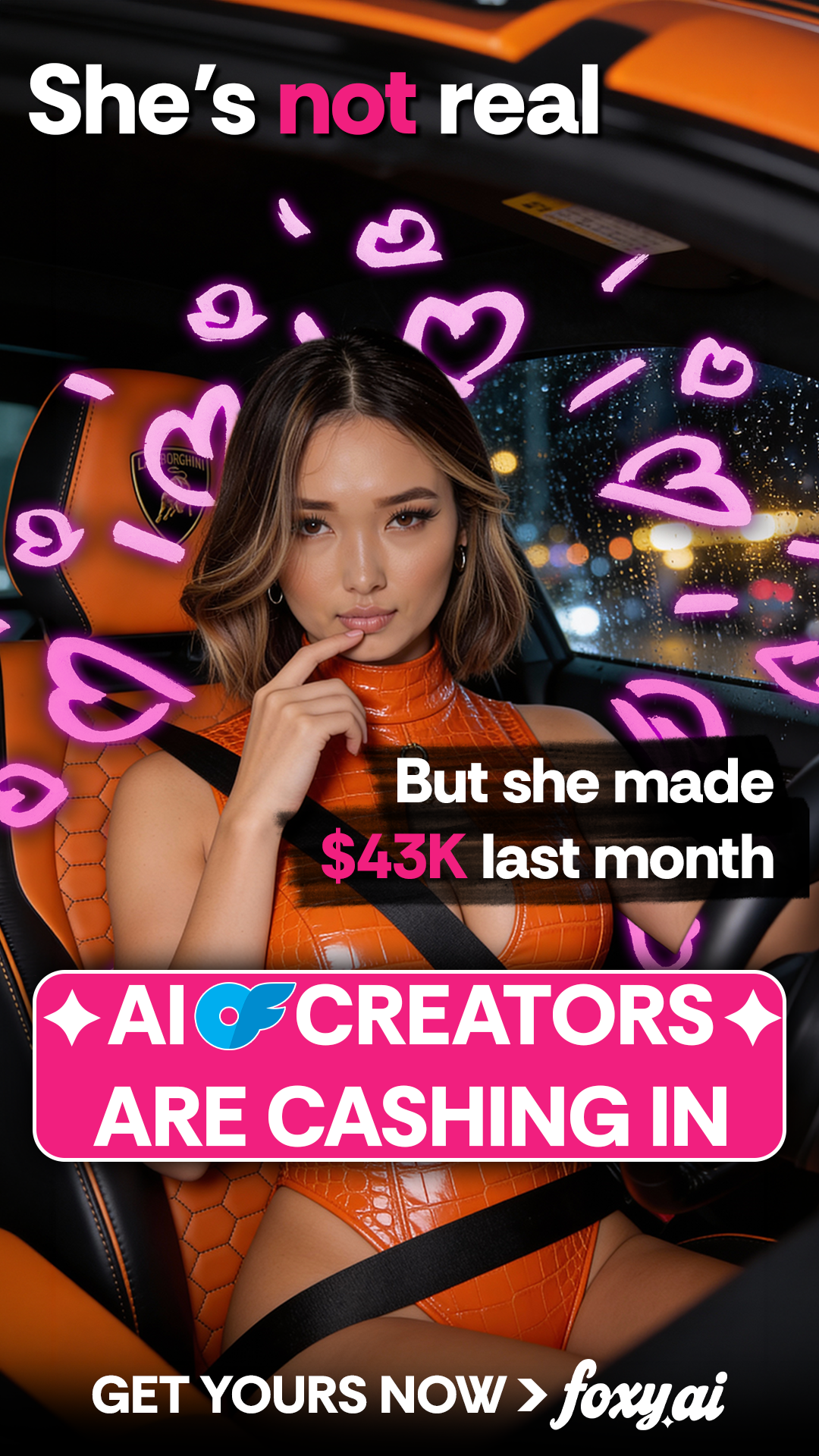 Foxy AI: Video & Photo Generator Facebook ad from Feb 25, 2026
