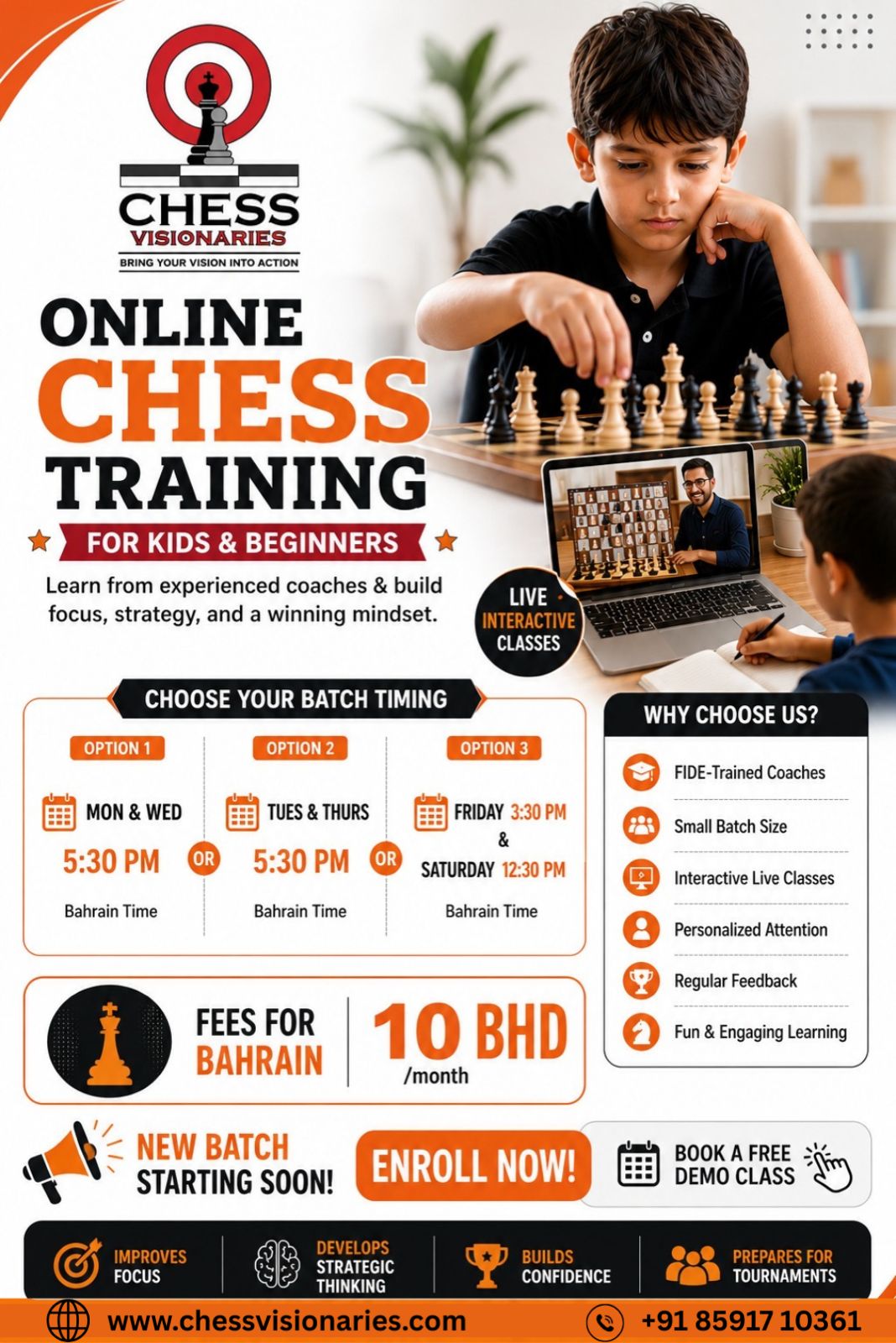 Chess Visionaries Facebook ad