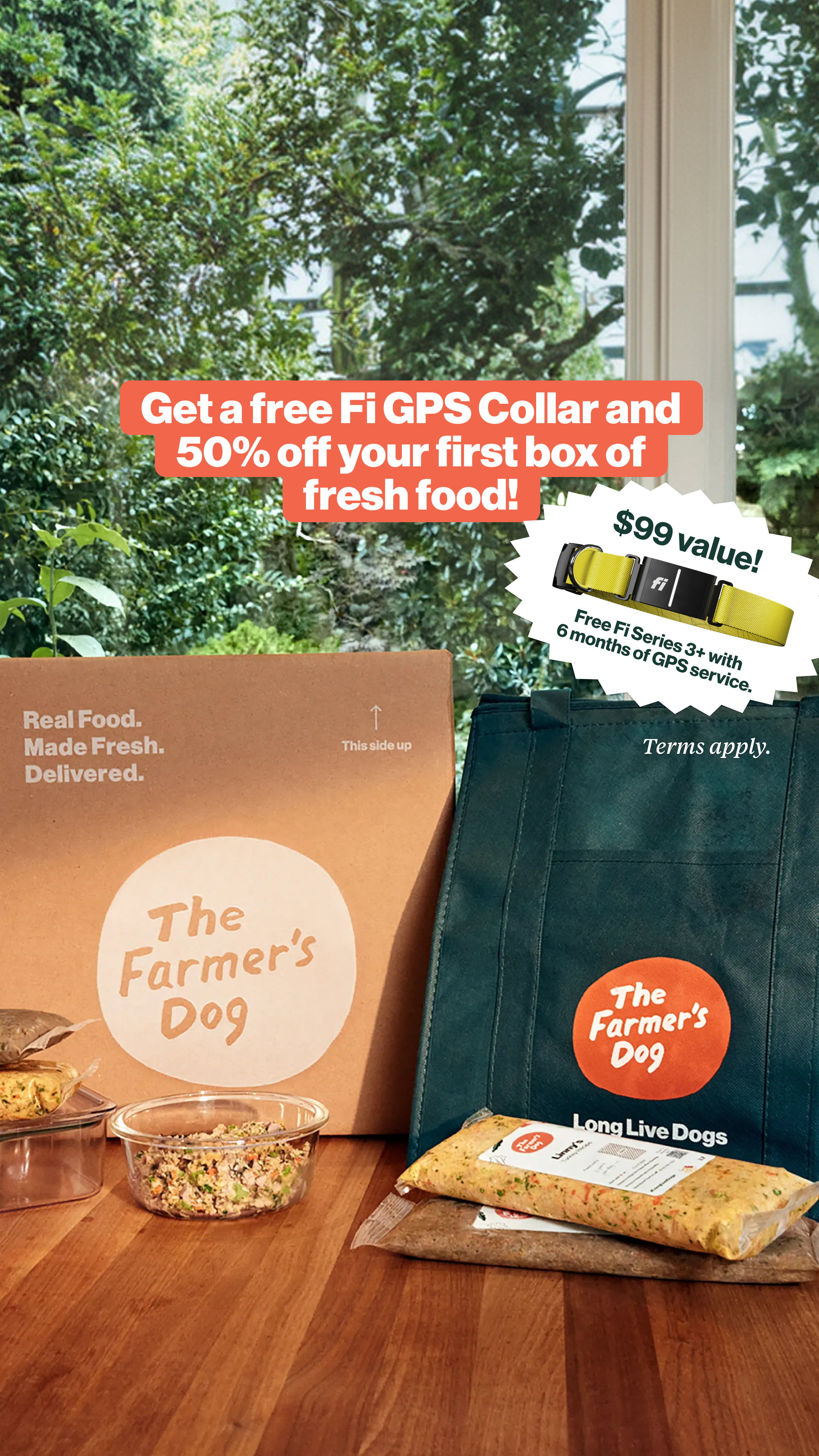 The Farmer's Dog Facebook ad