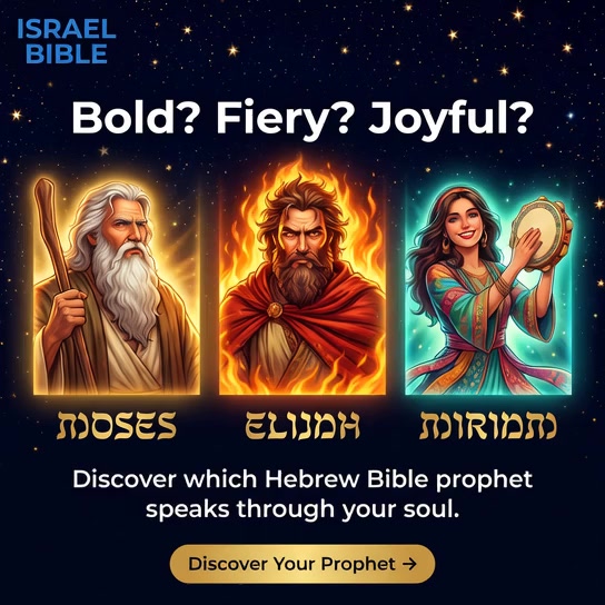 Israel365 Facebook ad: Discover Your Prophetic Personality