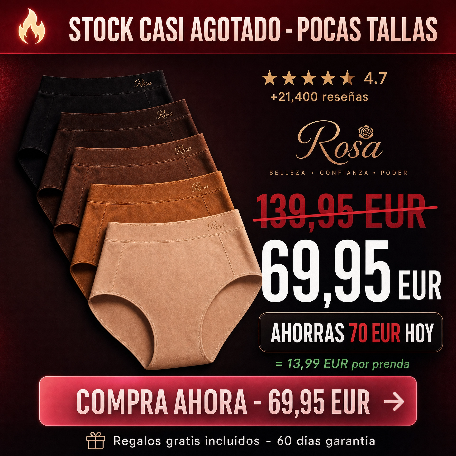 Lencería Rosa Facebook ad