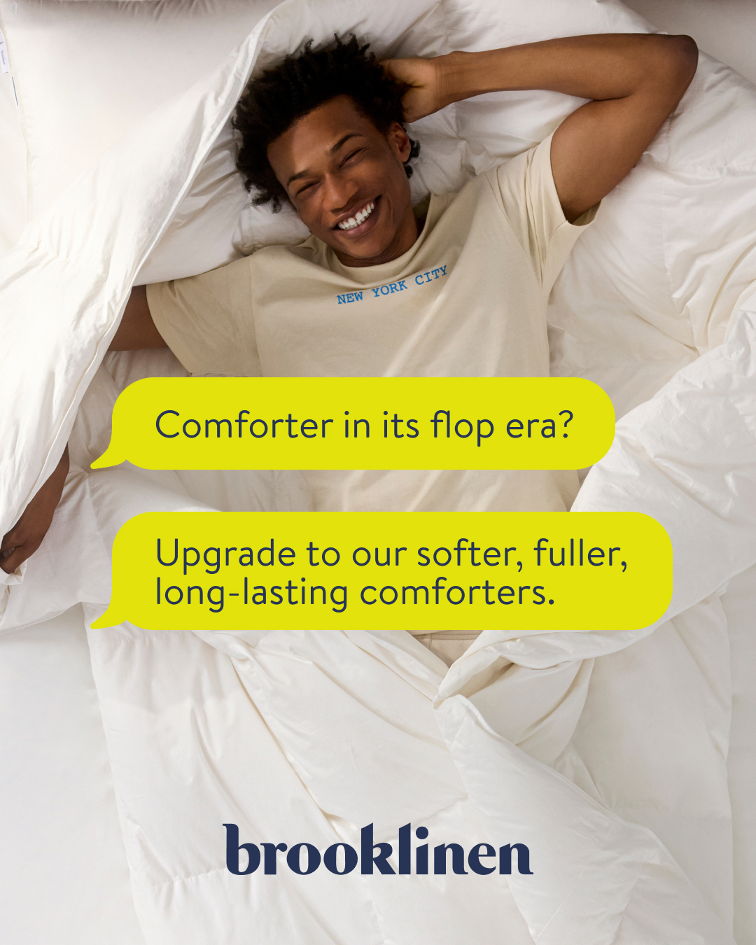 Brooklinen Facebook ad