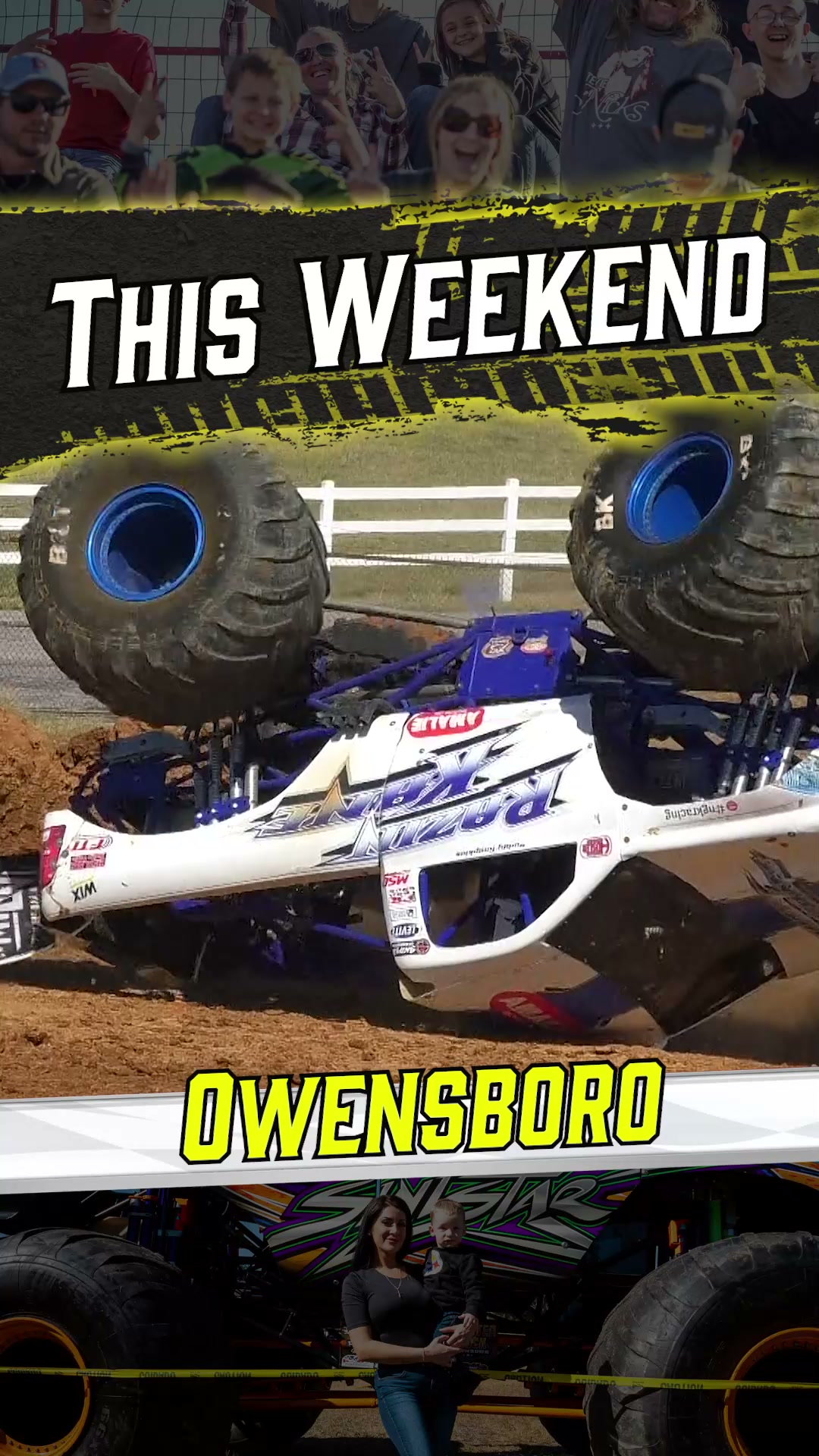 All Star Monster Truck Tour Facebook ad: THIS WEEKEND, DON’T OVERPAY!