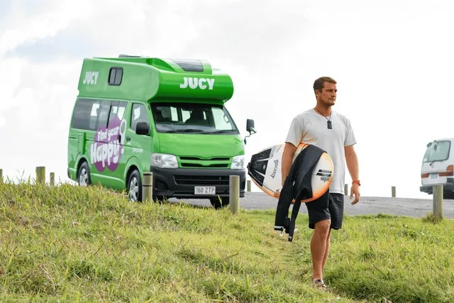 Peterpans Adventure Travel Facebook ad: Budget vans. Luxury motorhomes.