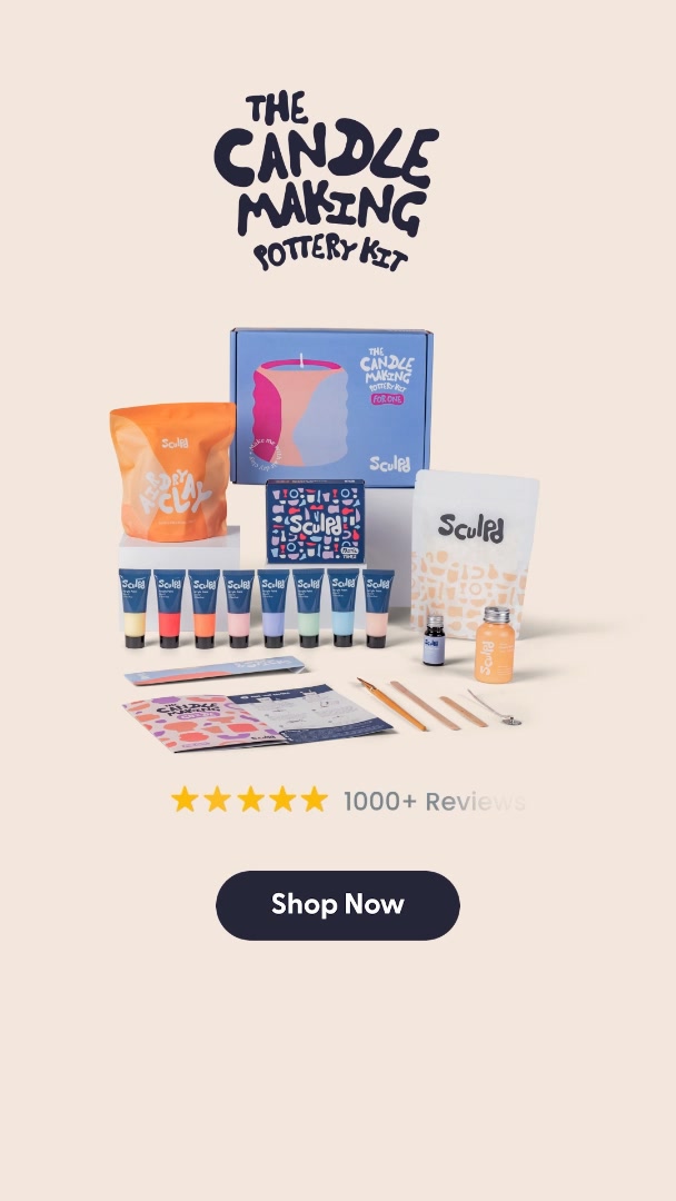 Sculpd Facebook ad: 4 ways to personalize a candle