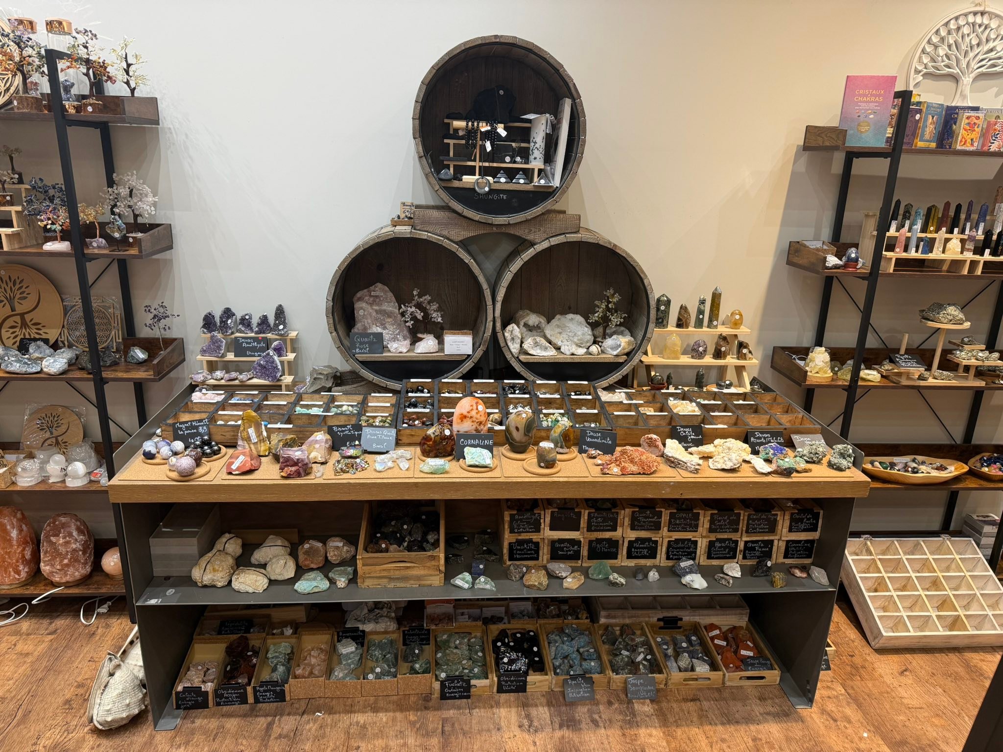 Divino concept store Facebook ad: Le rayon lithothérapie fait peau neuve chez Divino