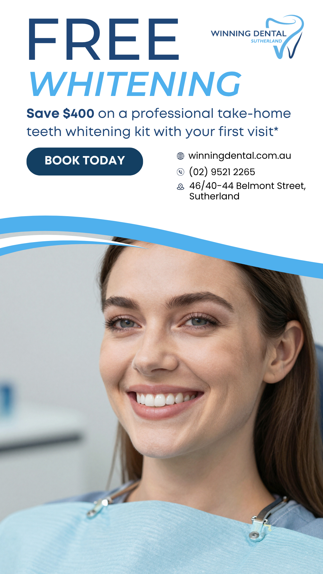 Winning Dental Sutherland Facebook ad