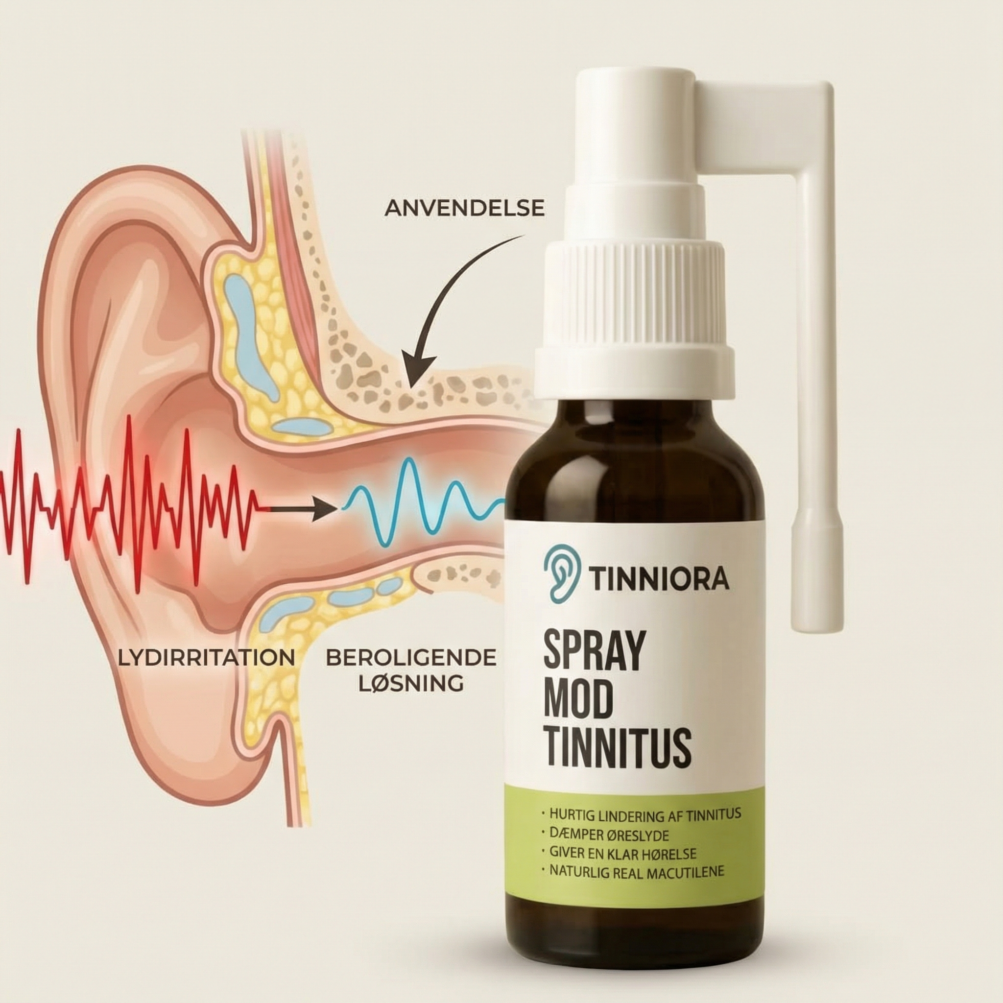 Beautite Shop Facebook ad: Hvis du har lidt af tinnitus i måneder eller år, så læs…