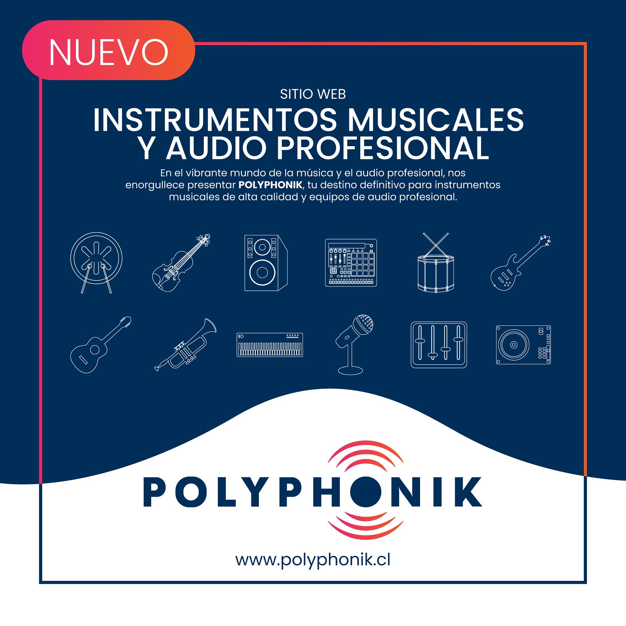 Polyphonik Chile Facebook ad: Instrumentos y accesorios de calidad: haz música sin…