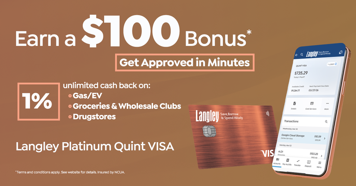 Langley Federal Credit Union Facebook ad