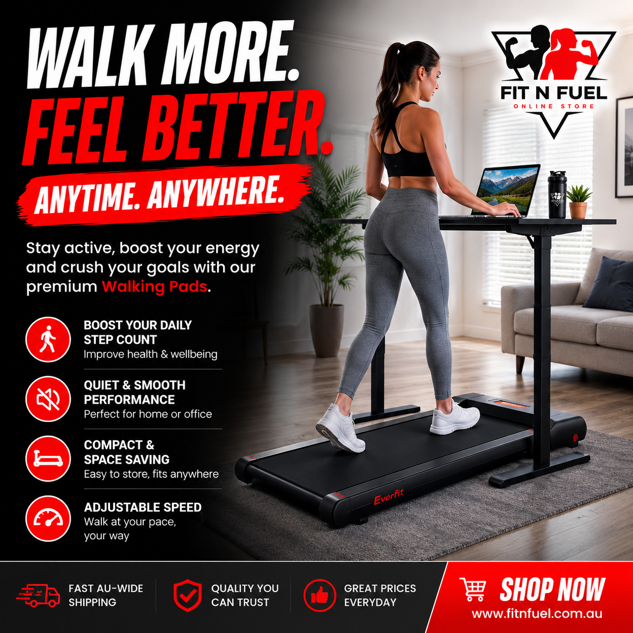 FIT N FUEL Facebook ad: 3-5 Days Delivery Aus