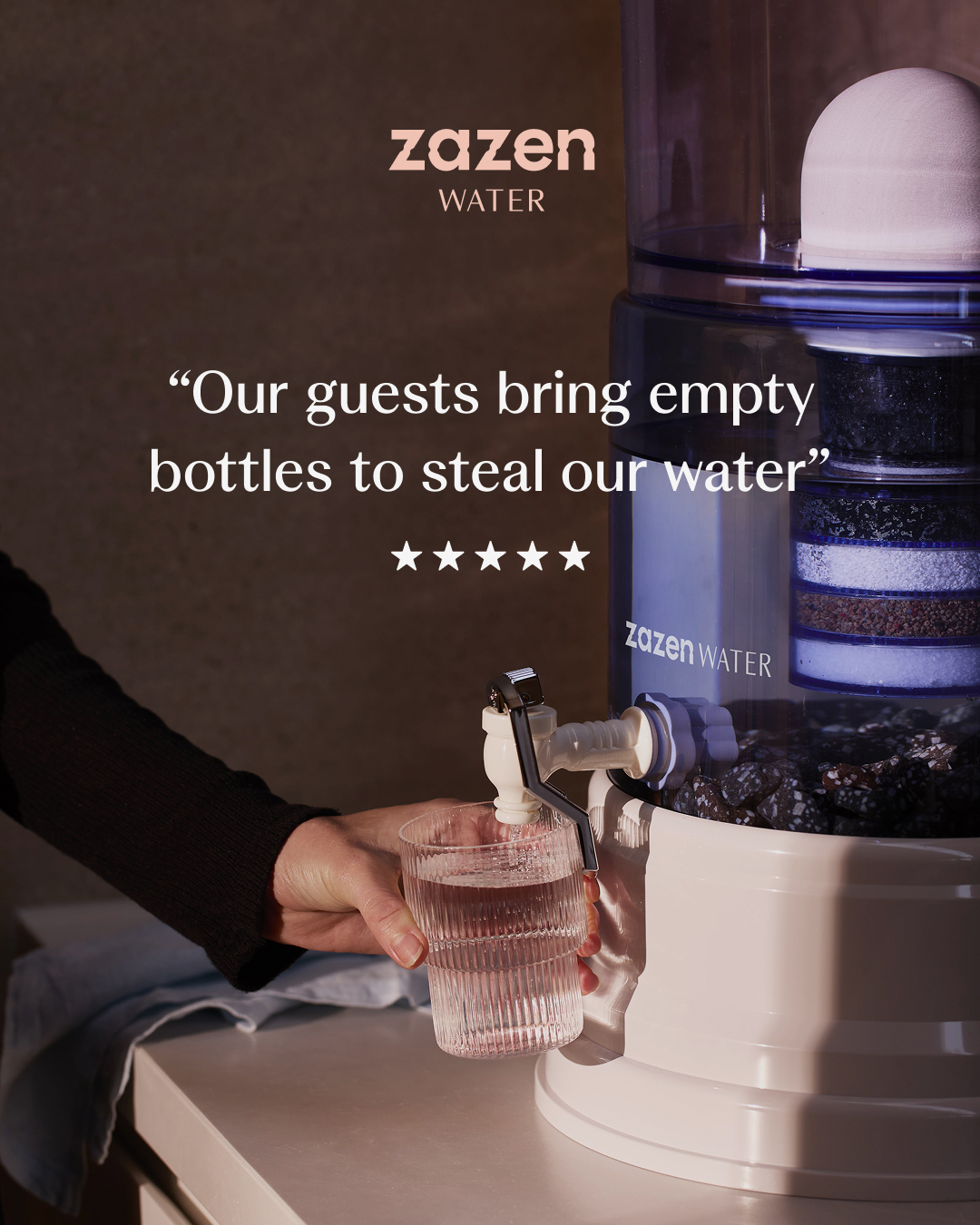 zazen Alkaline Water Facebook ad