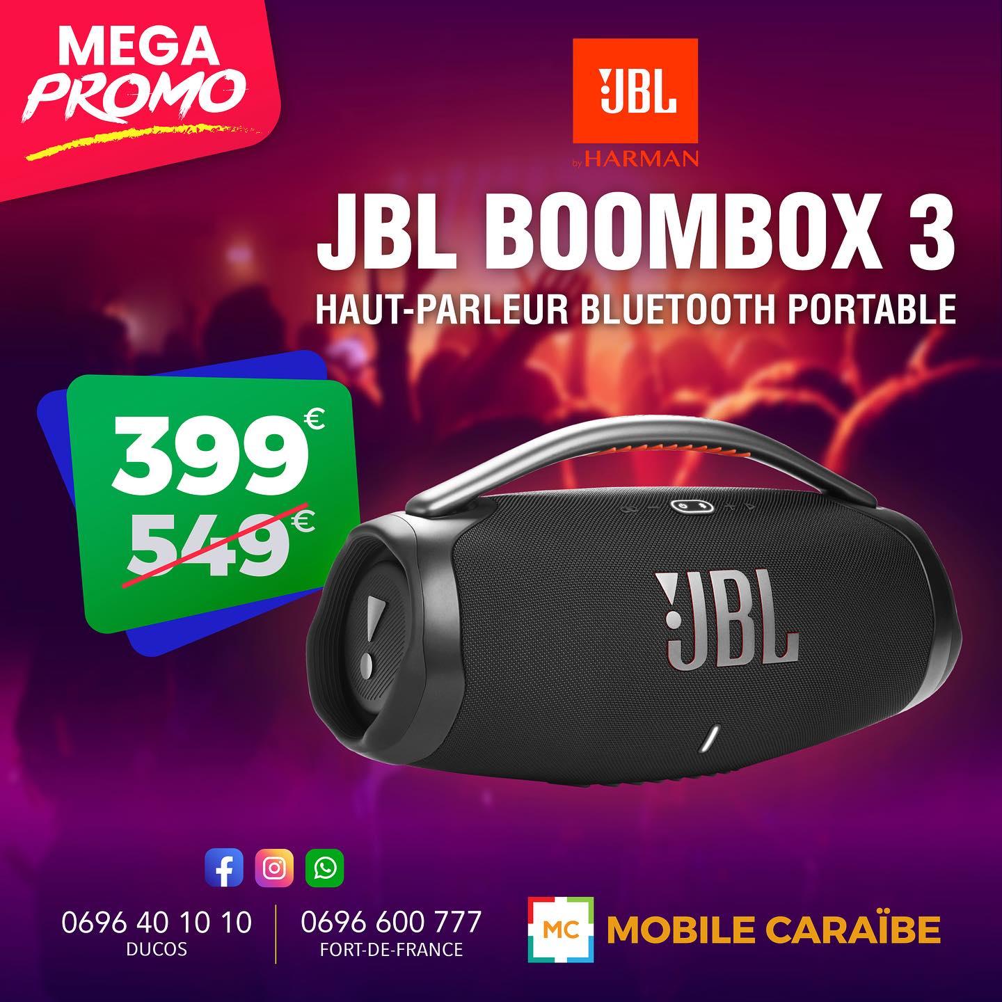 Mobile caraibe Ducos  Facebook ad
