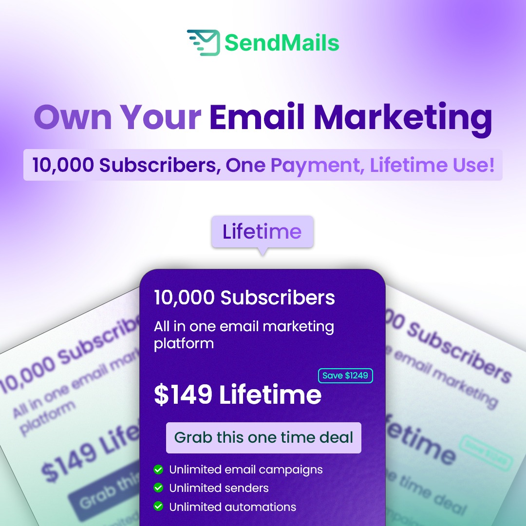SendMails Facebook ad