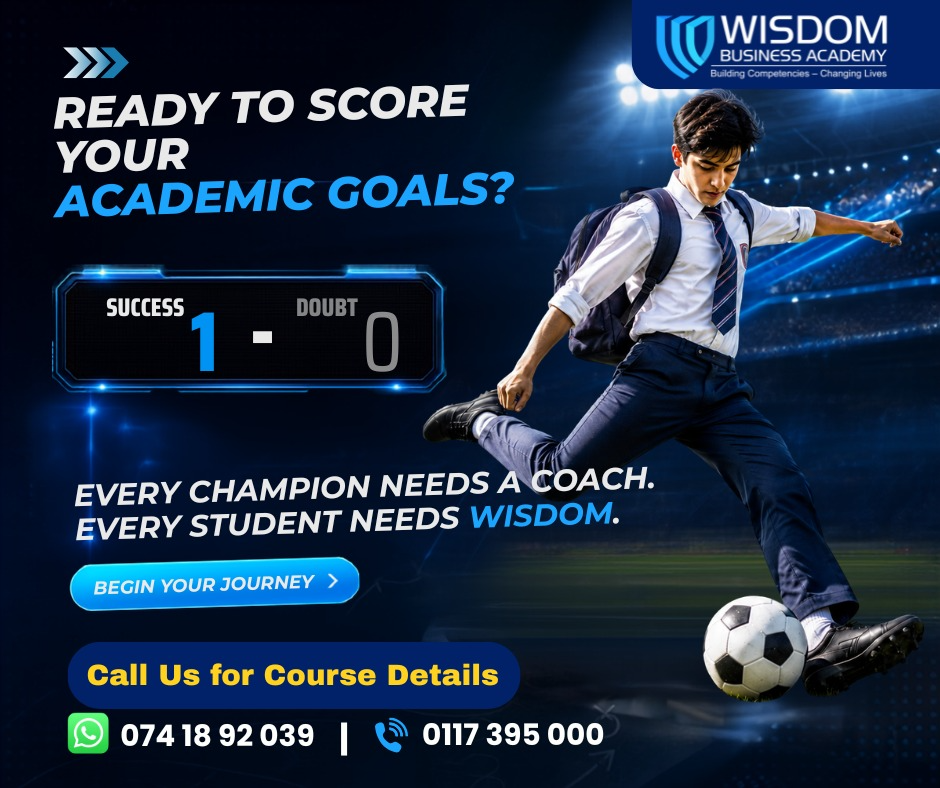 Wisdom Business Academy Facebook ad: More than a qualification.