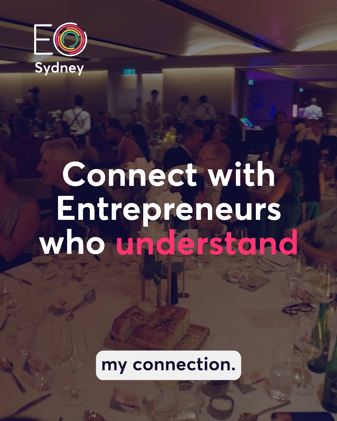 EO Sydney Facebook ad from May 14, 2026
