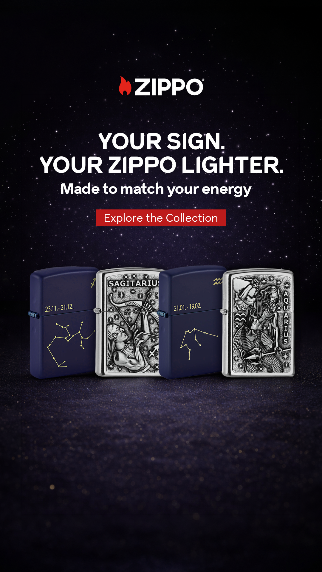 Zippo Europe Facebook ad