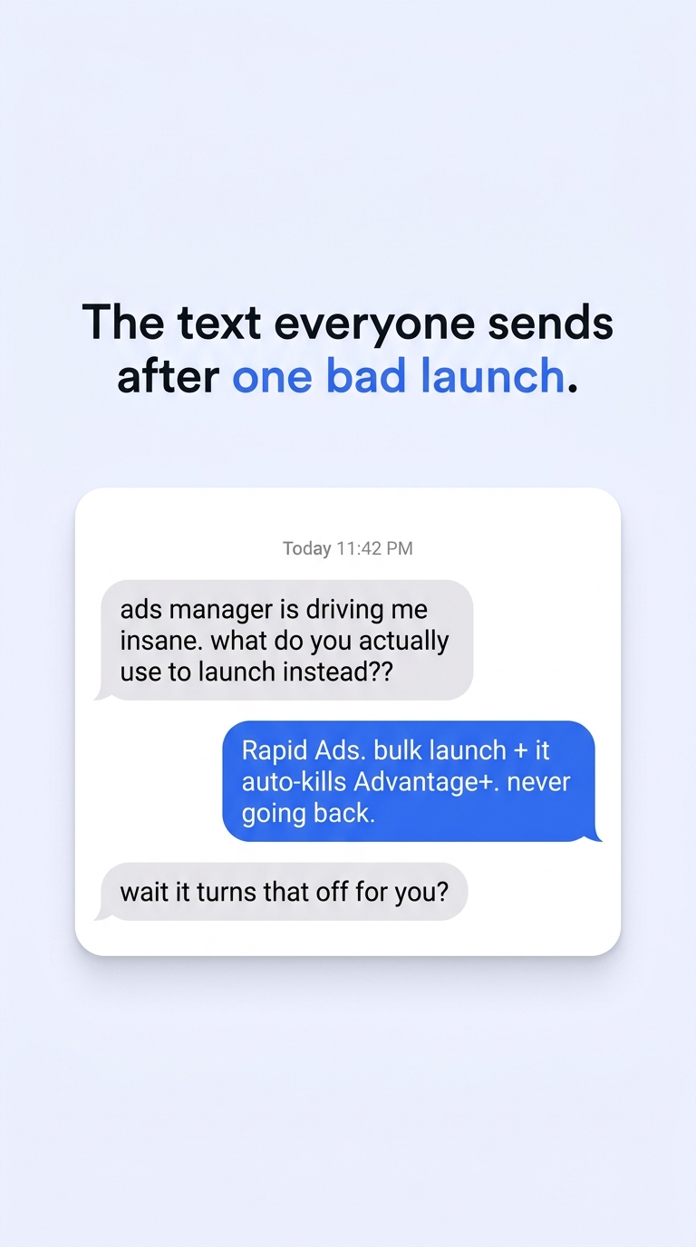Rapid Ads Facebook ad