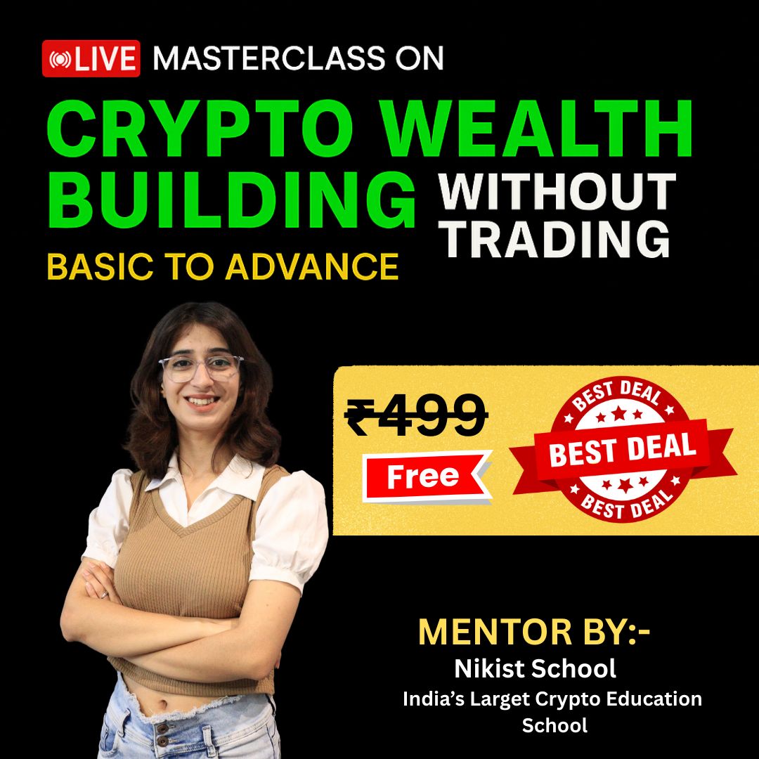 Nikistschool Facebook ad: Free Live Crypto Workshop, Learn Smart Strategies
