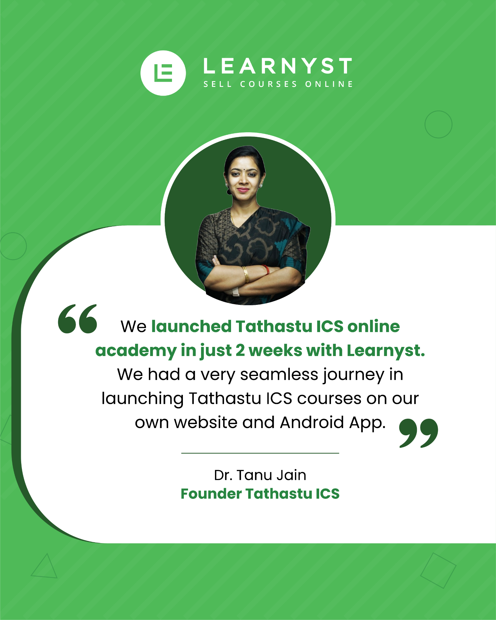 Learnyst Facebook ad: Grow Your Institute With Learnyst LMS