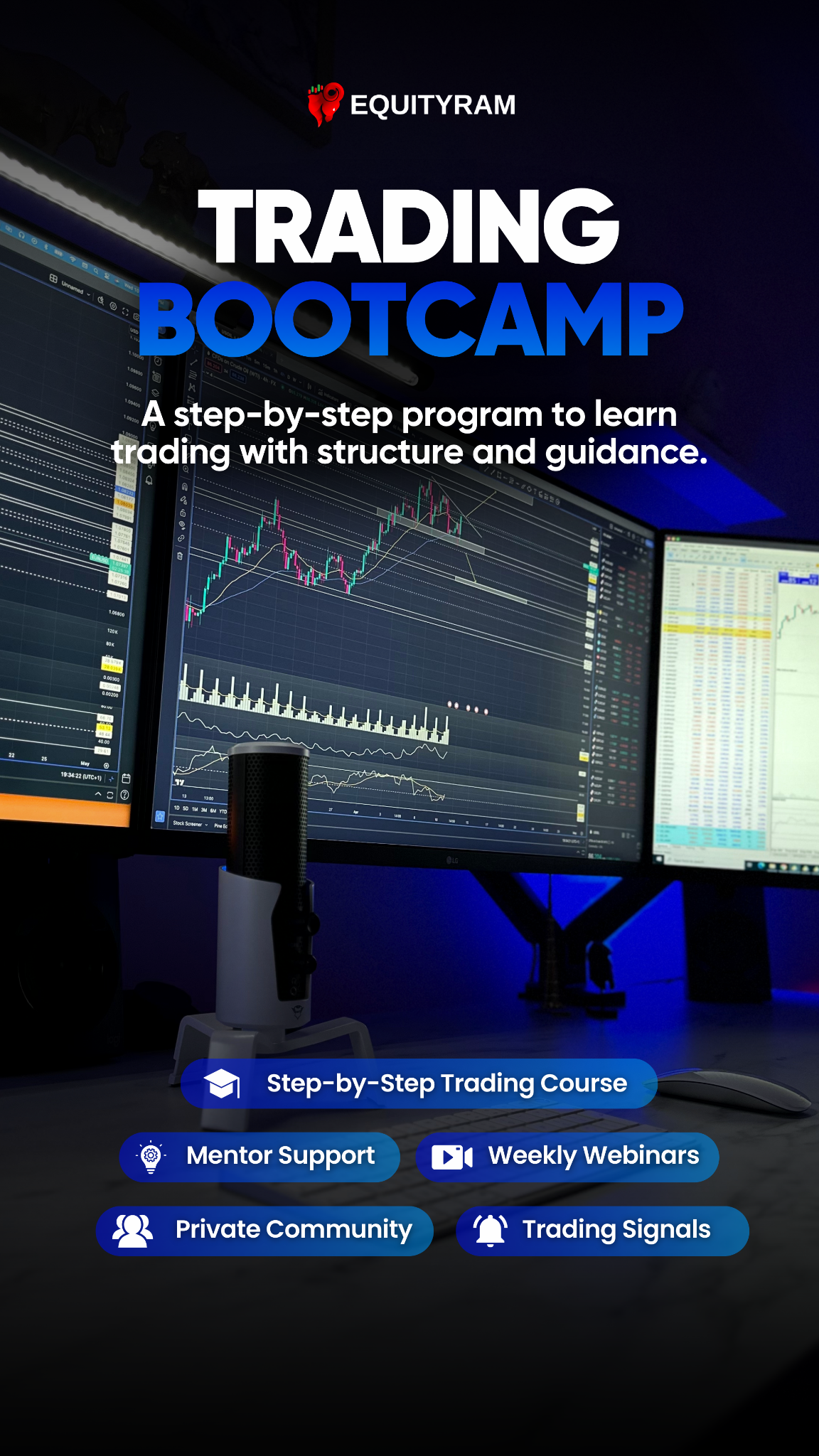 Equityram Trading Academy Facebook ad from Dec 25, 2025