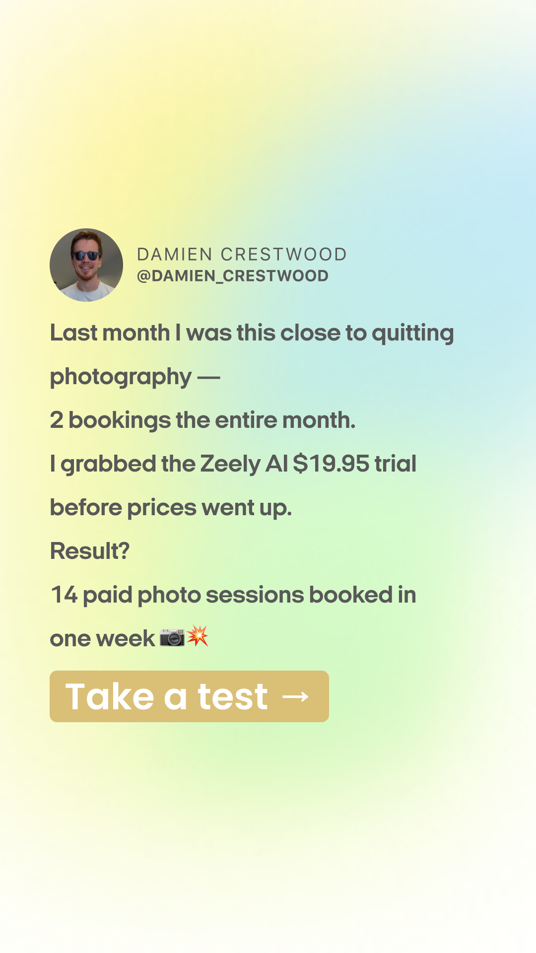Zeely Facebook ad