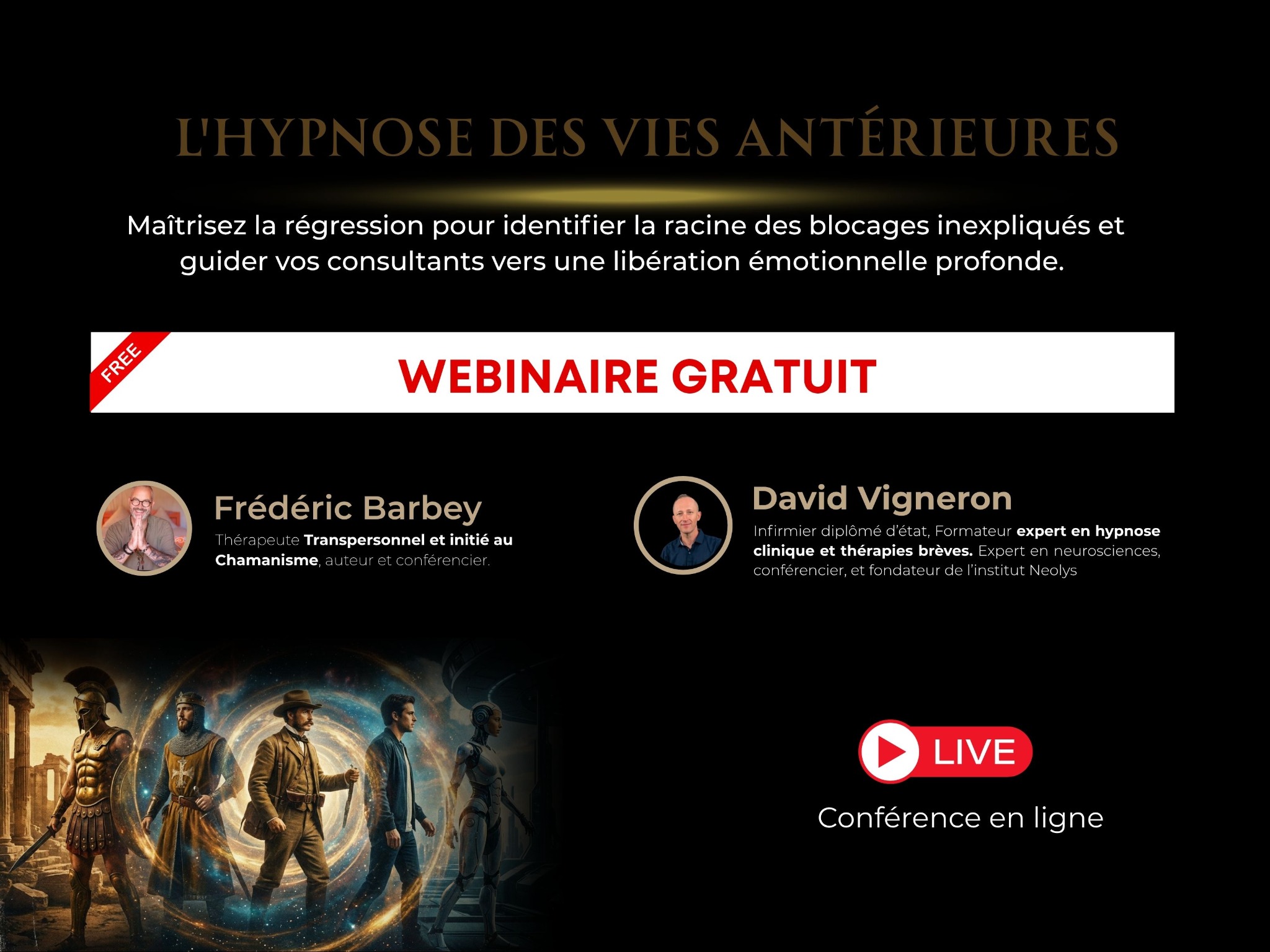 Frédéric Barbey Facebook ad: Webinaire offert