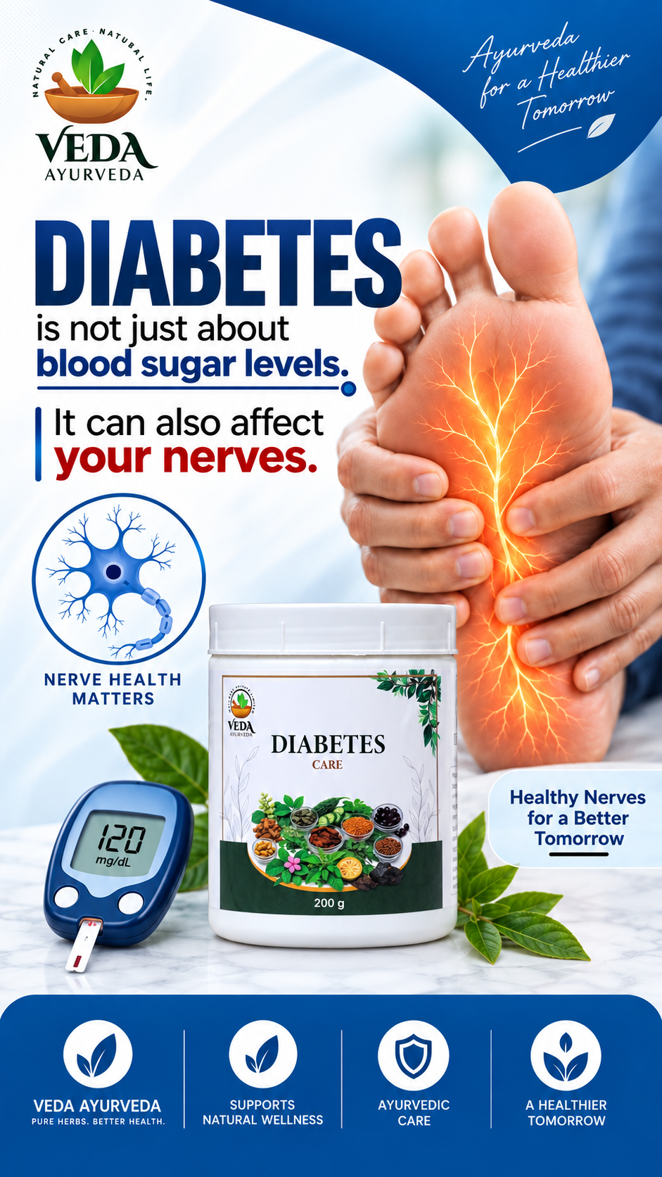 Veda Ayurveda Wellness PVT. LTD Facebook ad: Bring Ayurveda Into Your Routine