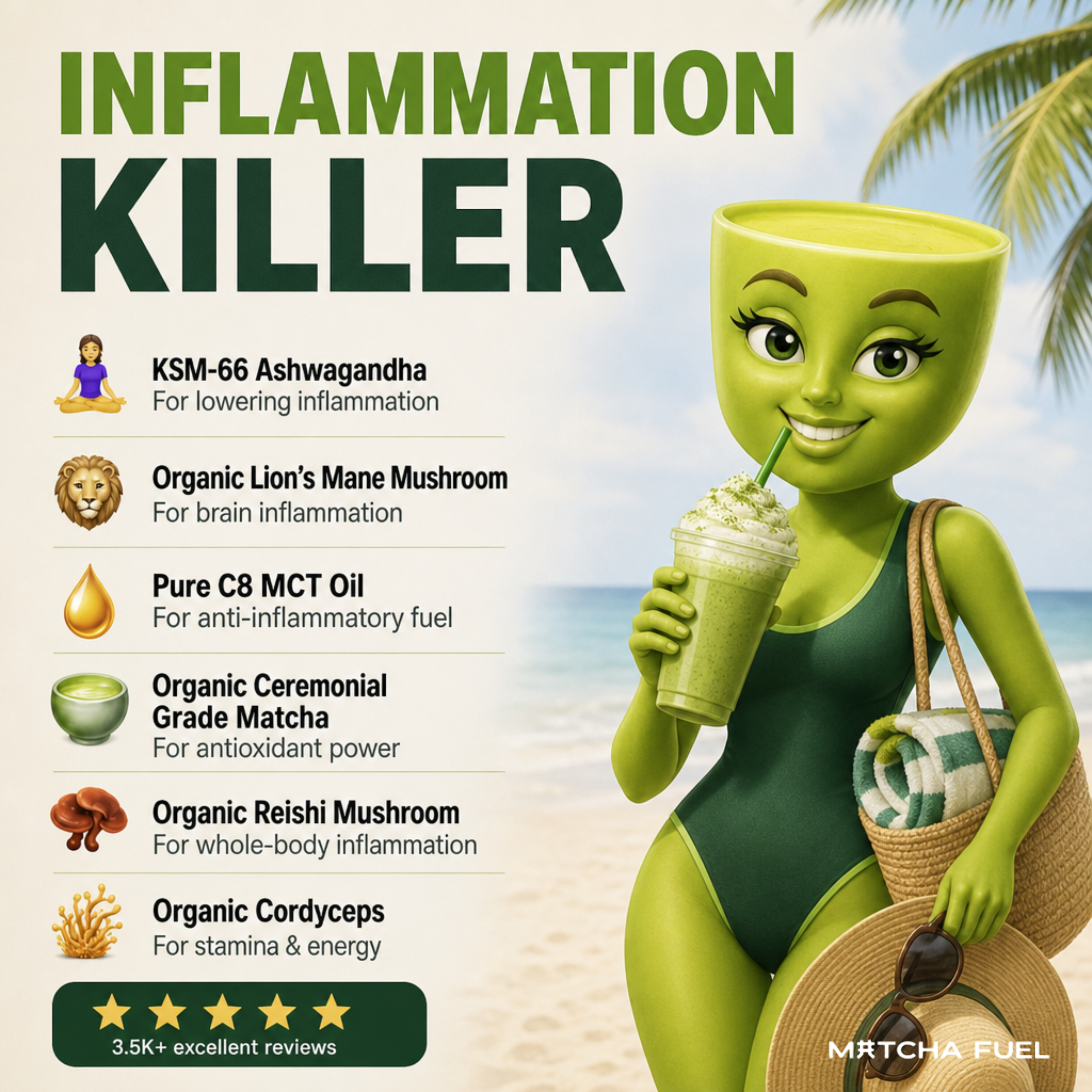 Matcha Fuel Facebook ad