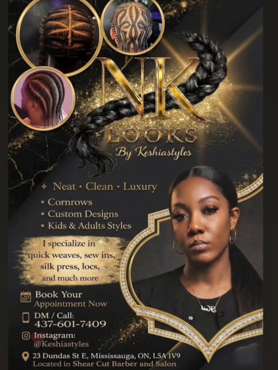 keshiastyles Facebook ad from Apr 22, 2026