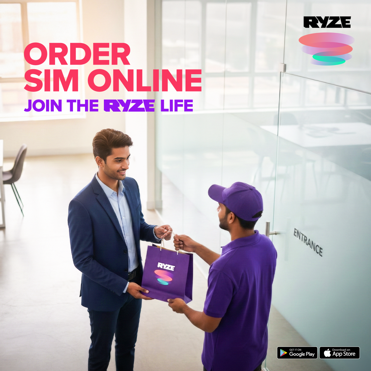 RYZE Live Facebook ad