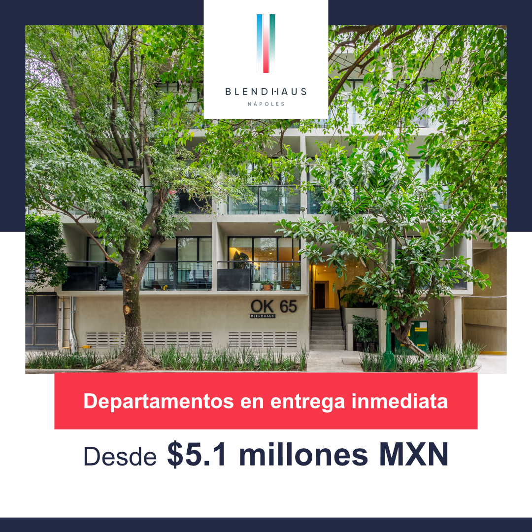 Blendhaus Facebook ad: Departamentos en entrega inmediata desde $5.1 millones de…