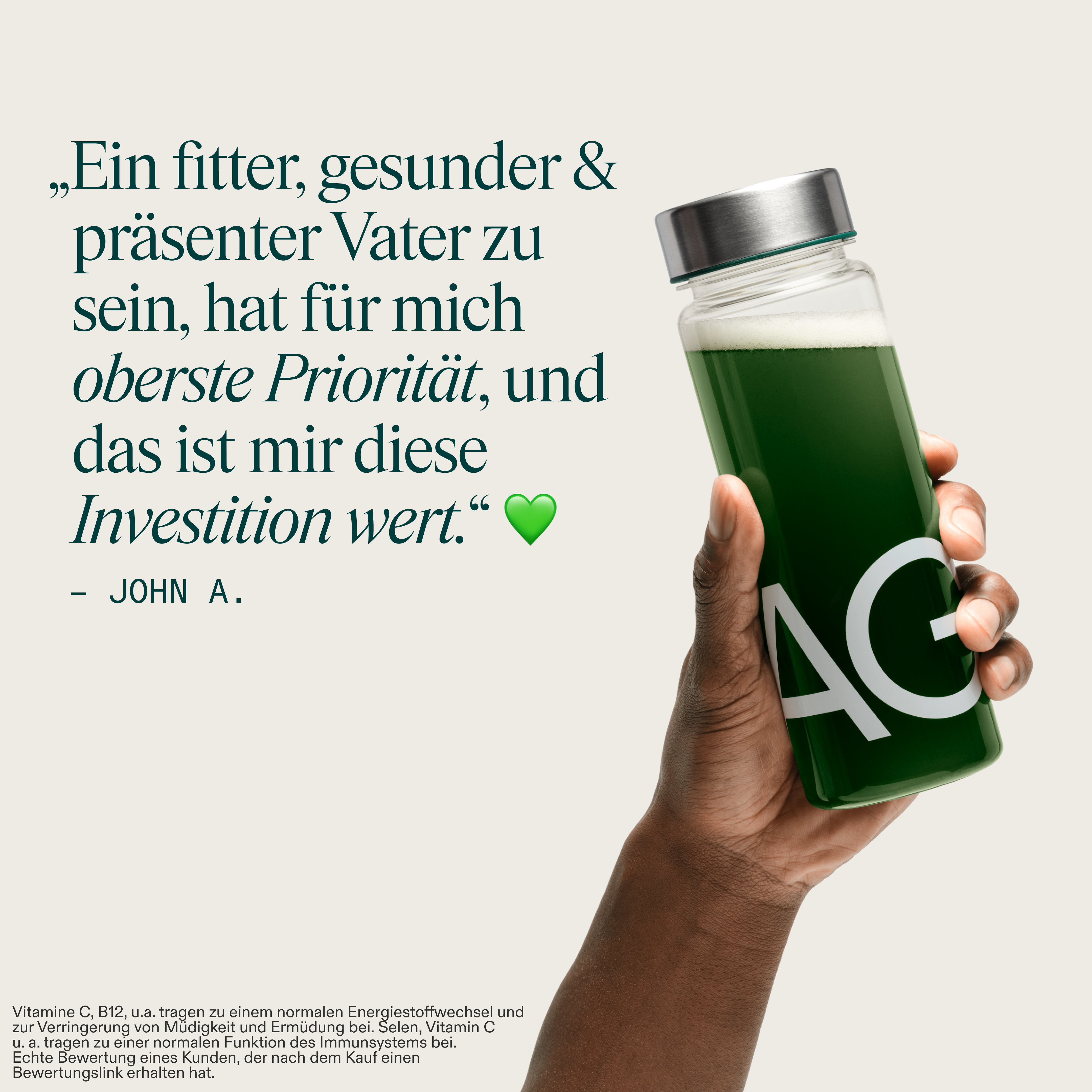 AG1 Deutschland Facebook ad