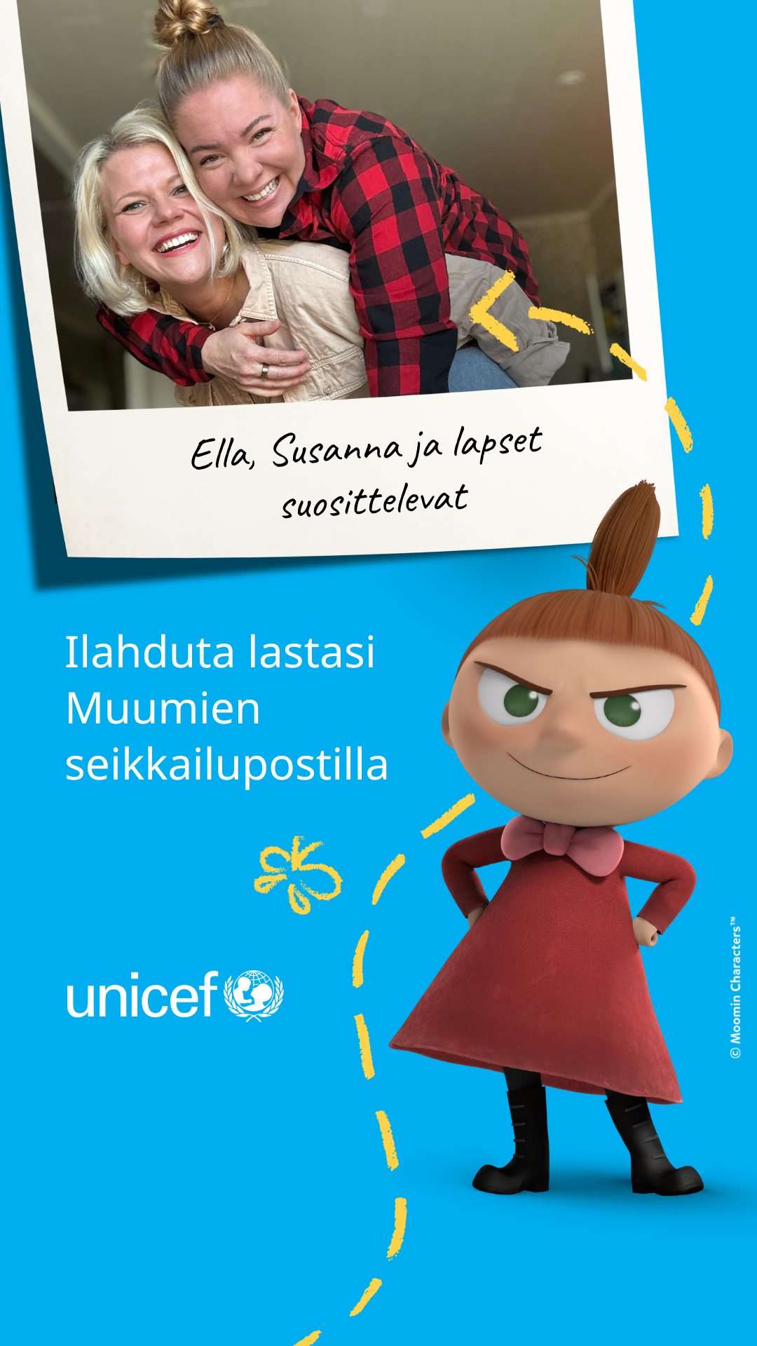 Suomen UNICEF, UNICEF Finland Facebook ad from Nov 13, 2025